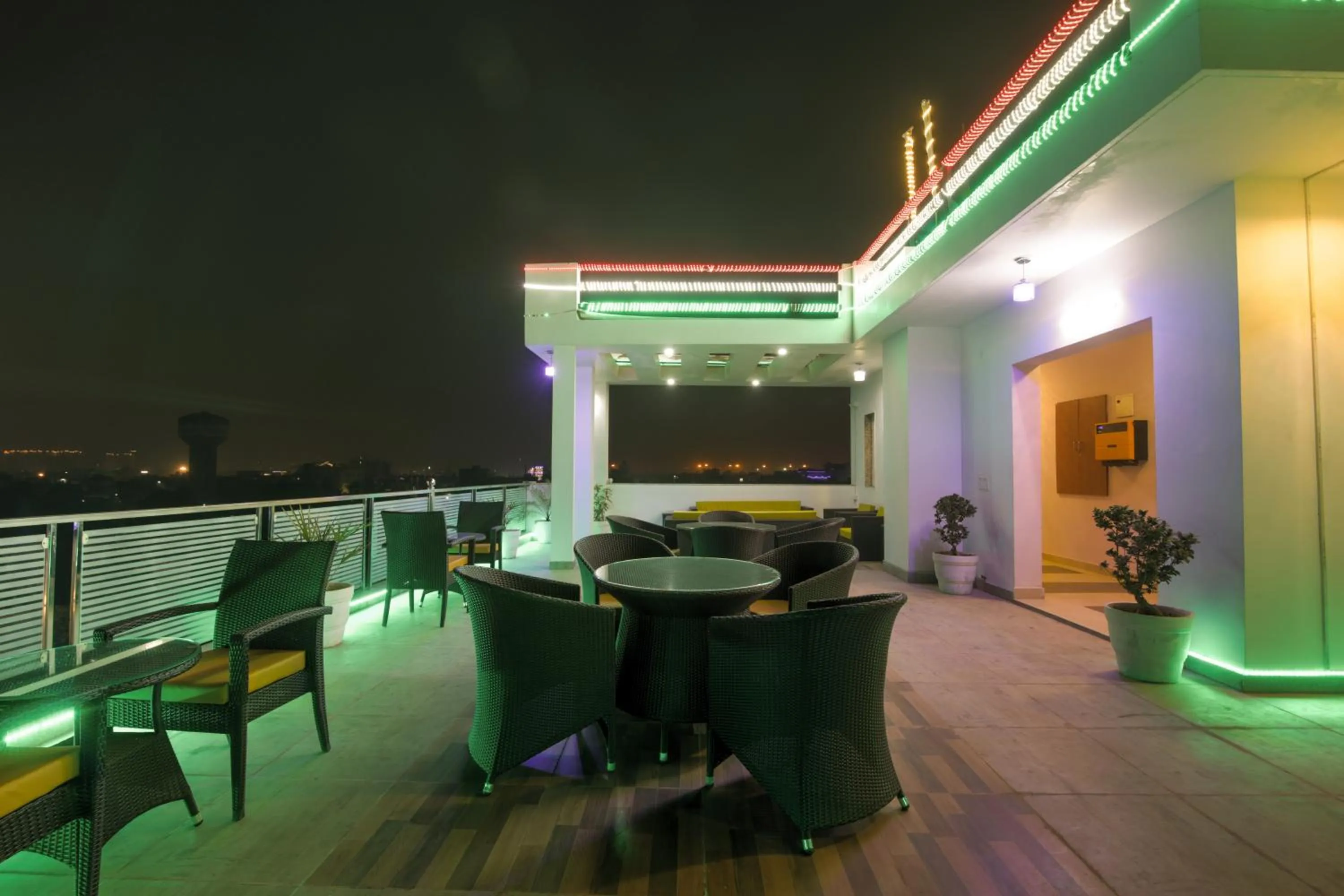 Patio in Twin Towers