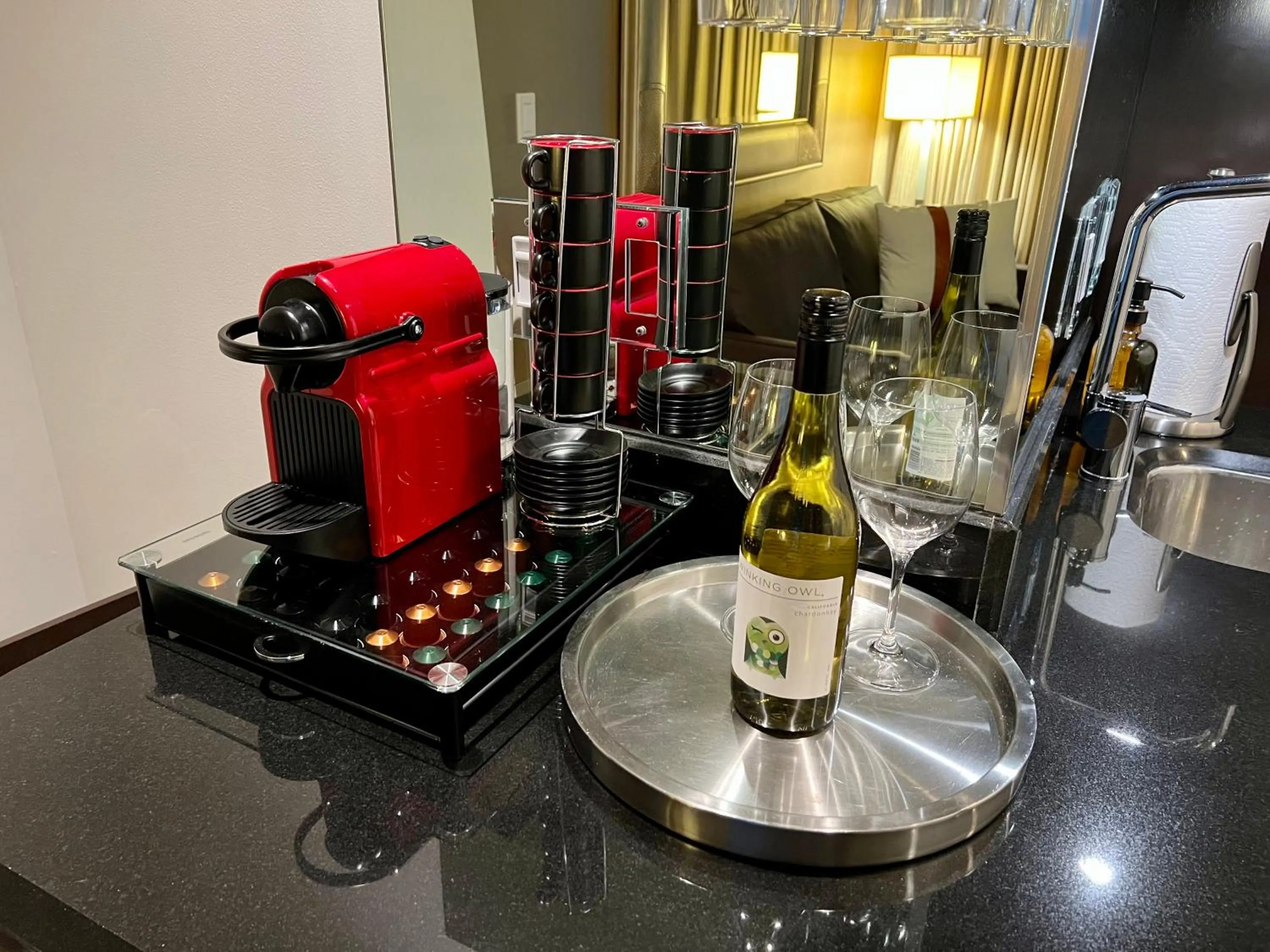 Coffee/tea facilities in Boutique Suites 3 min walk to beach