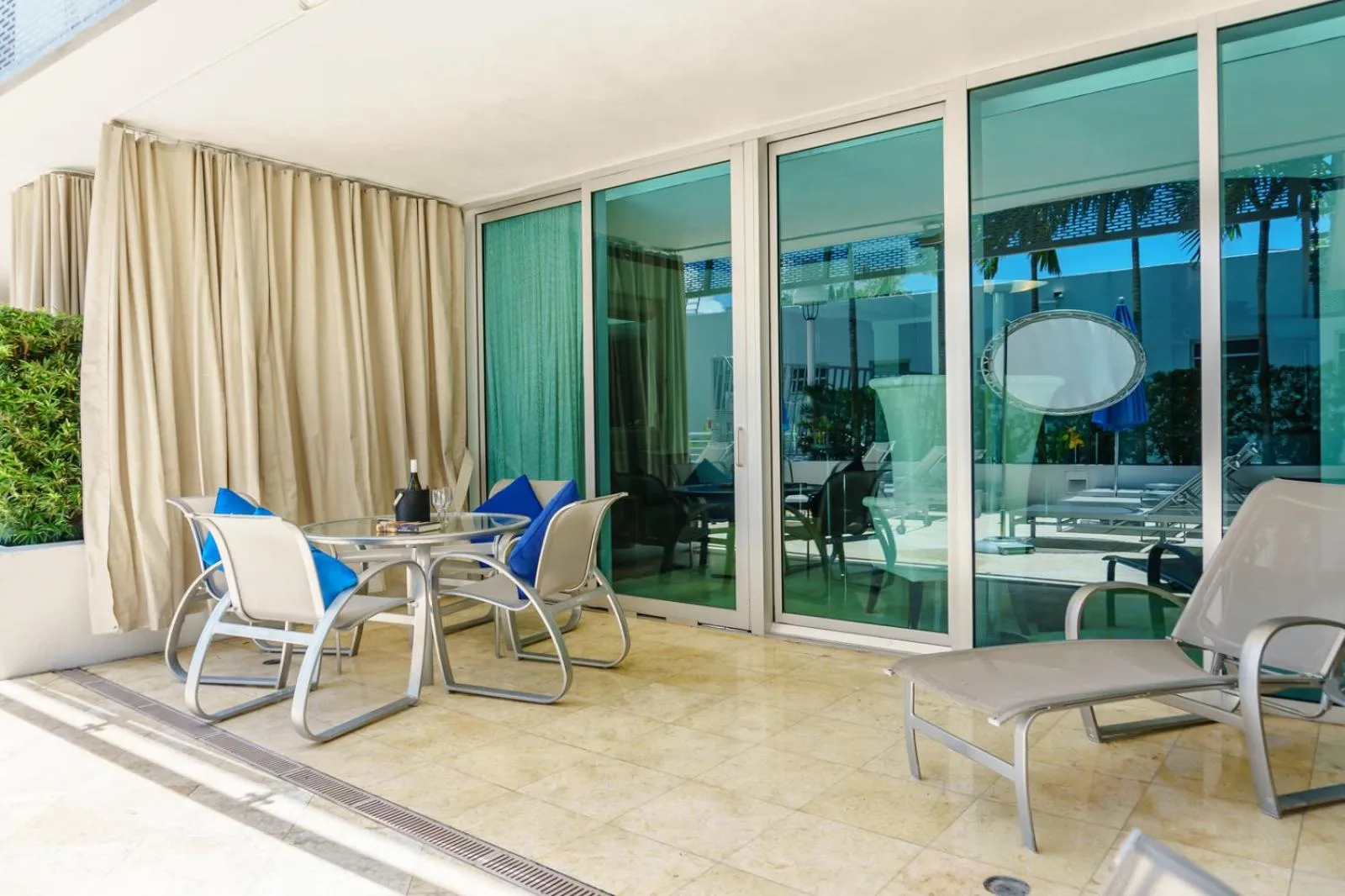 Balcony/Terrace in Boutique Suites 3 min walk to beach