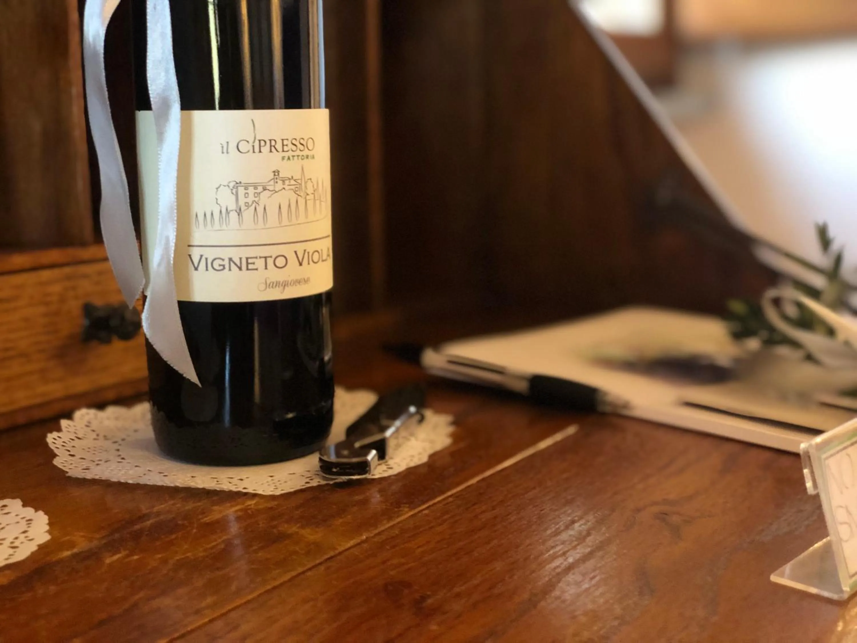 Drinks in La Cantina Relais - Fattoria Il Cipresso