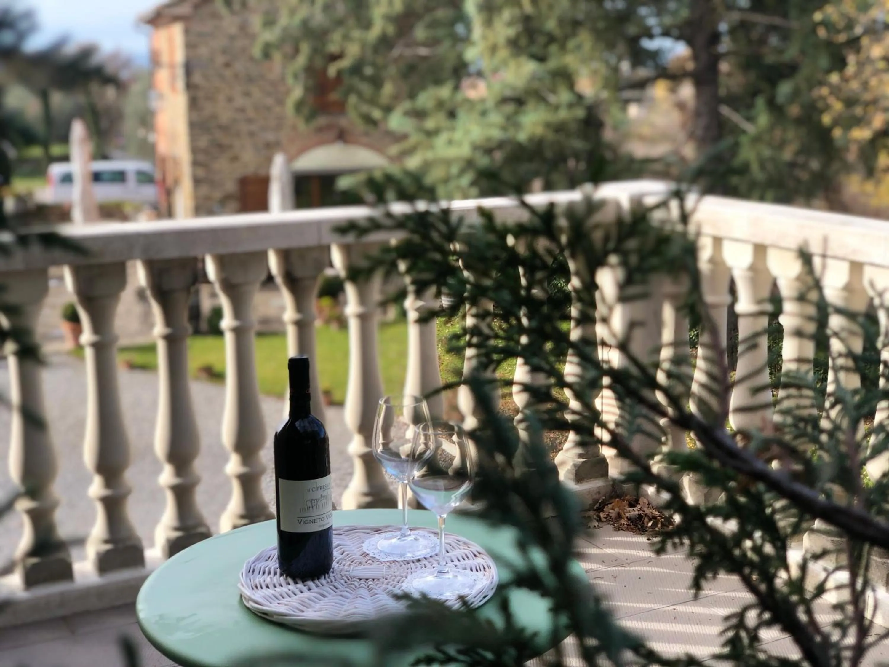 Balcony/Terrace in La Cantina Relais - Fattoria Il Cipresso