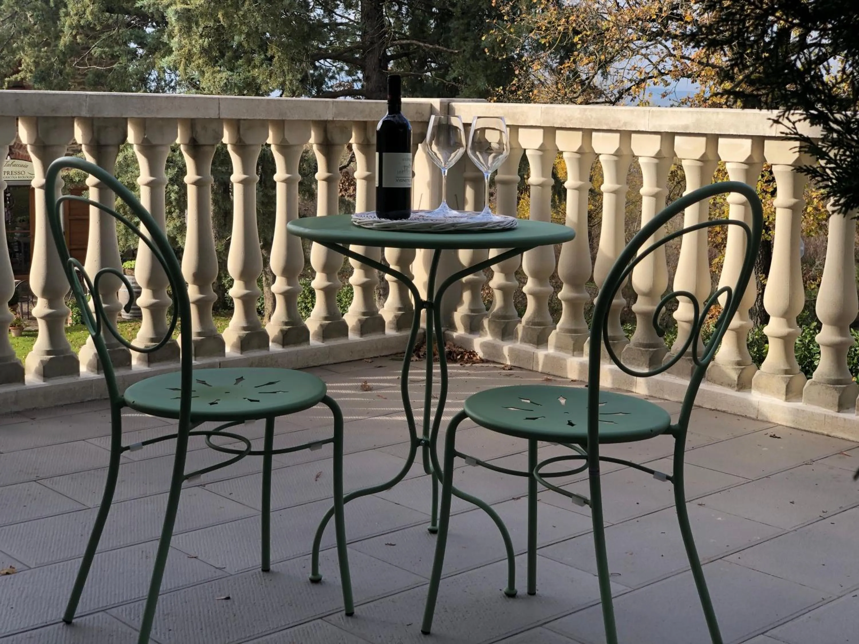 Balcony/Terrace in La Cantina Relais - Fattoria Il Cipresso