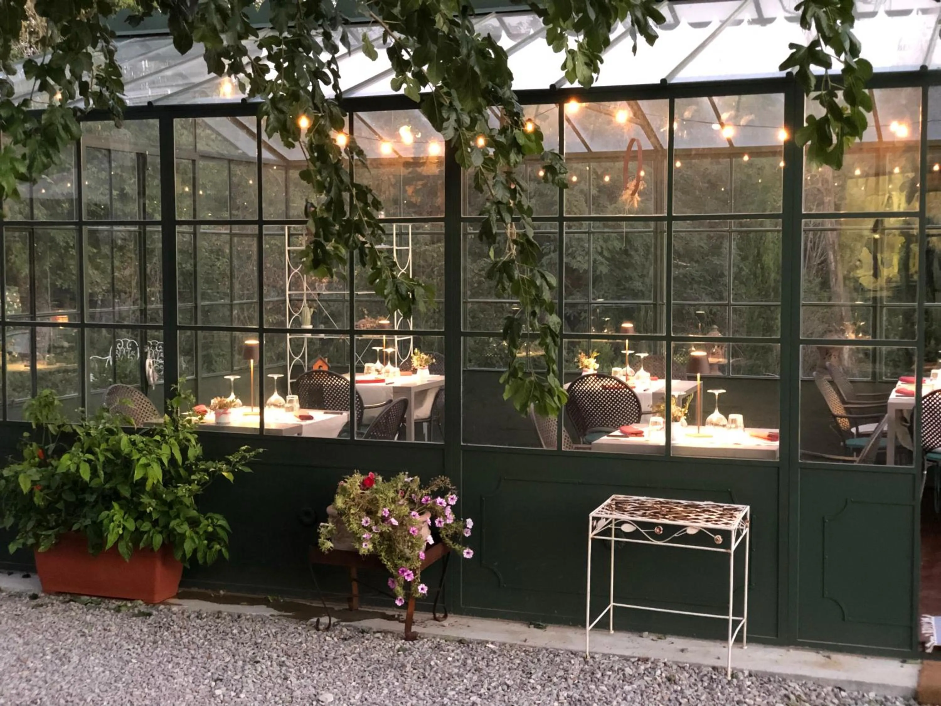 Patio in La Cantina Relais - Fattoria Il Cipresso