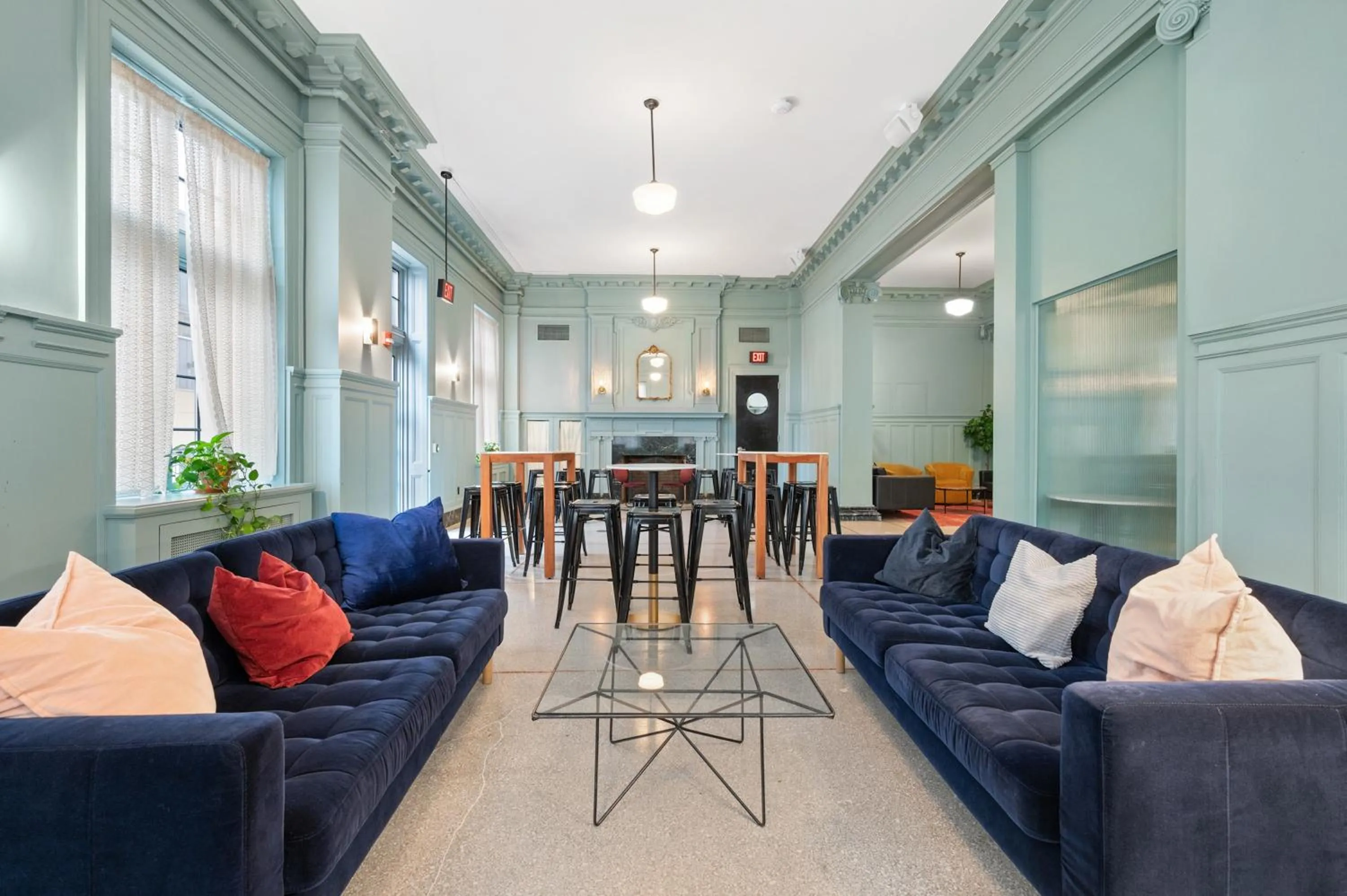 Seating area in The Maverick by Kasa