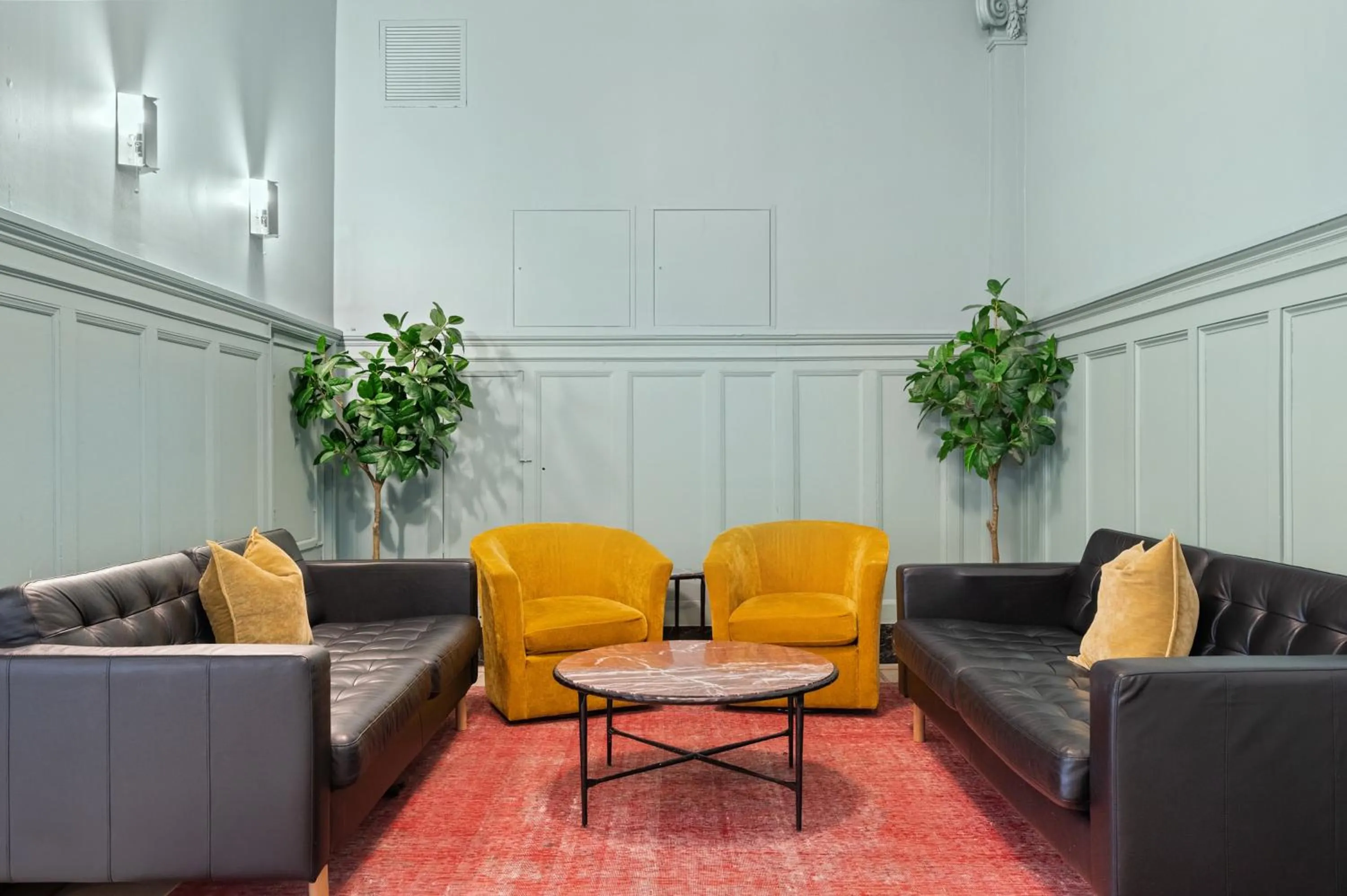 Seating area in The Maverick by Kasa