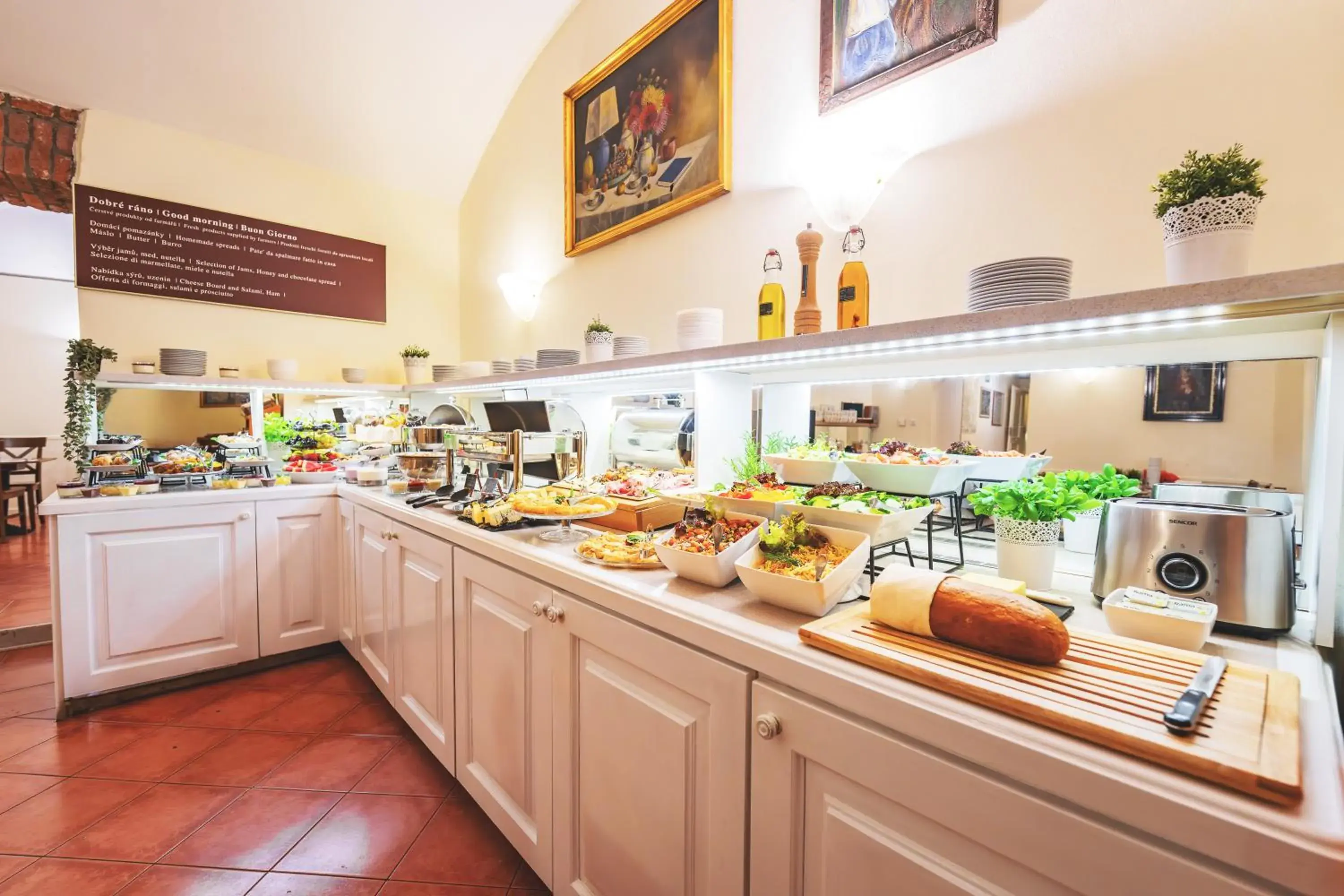 Buffet breakfast in Hotel St George - Czech Leading Hotels Buffet breakfast in Hotel St George - Czech Leading Hotels