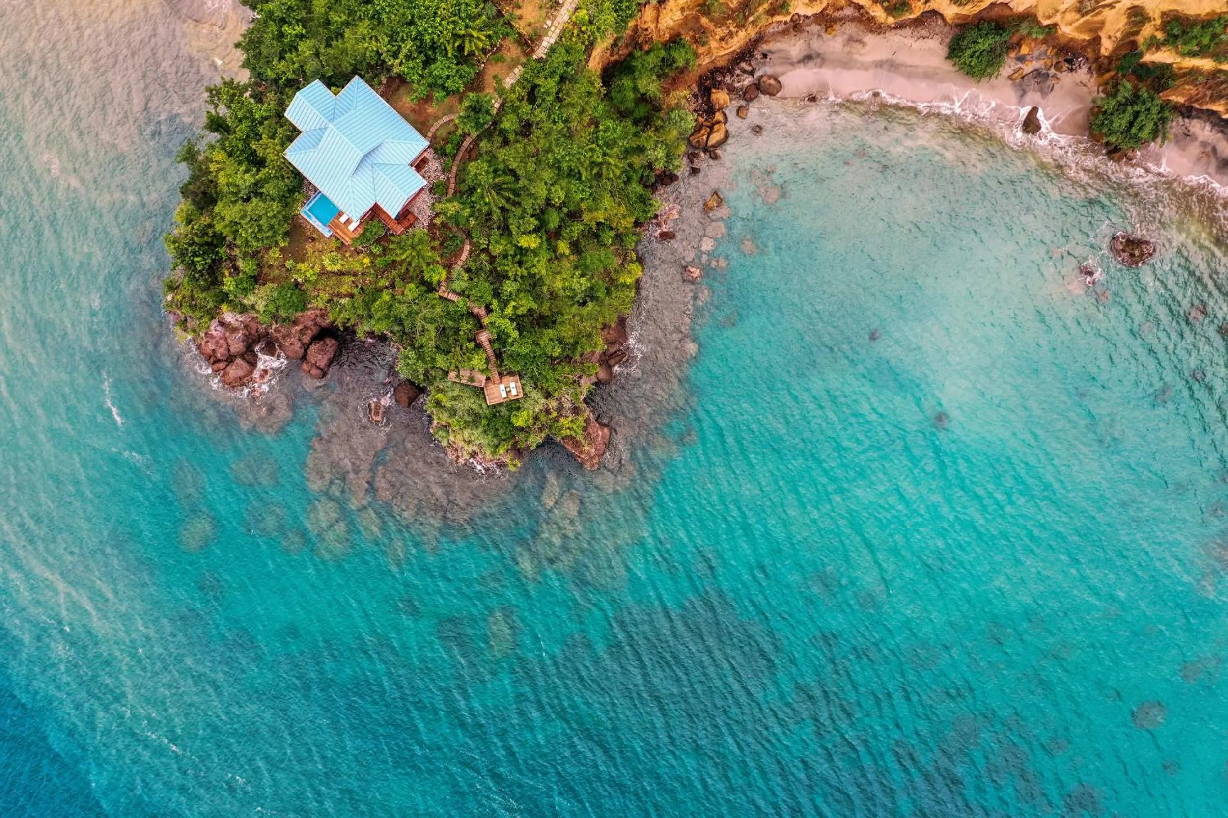 Natural landscape in Secret Bay