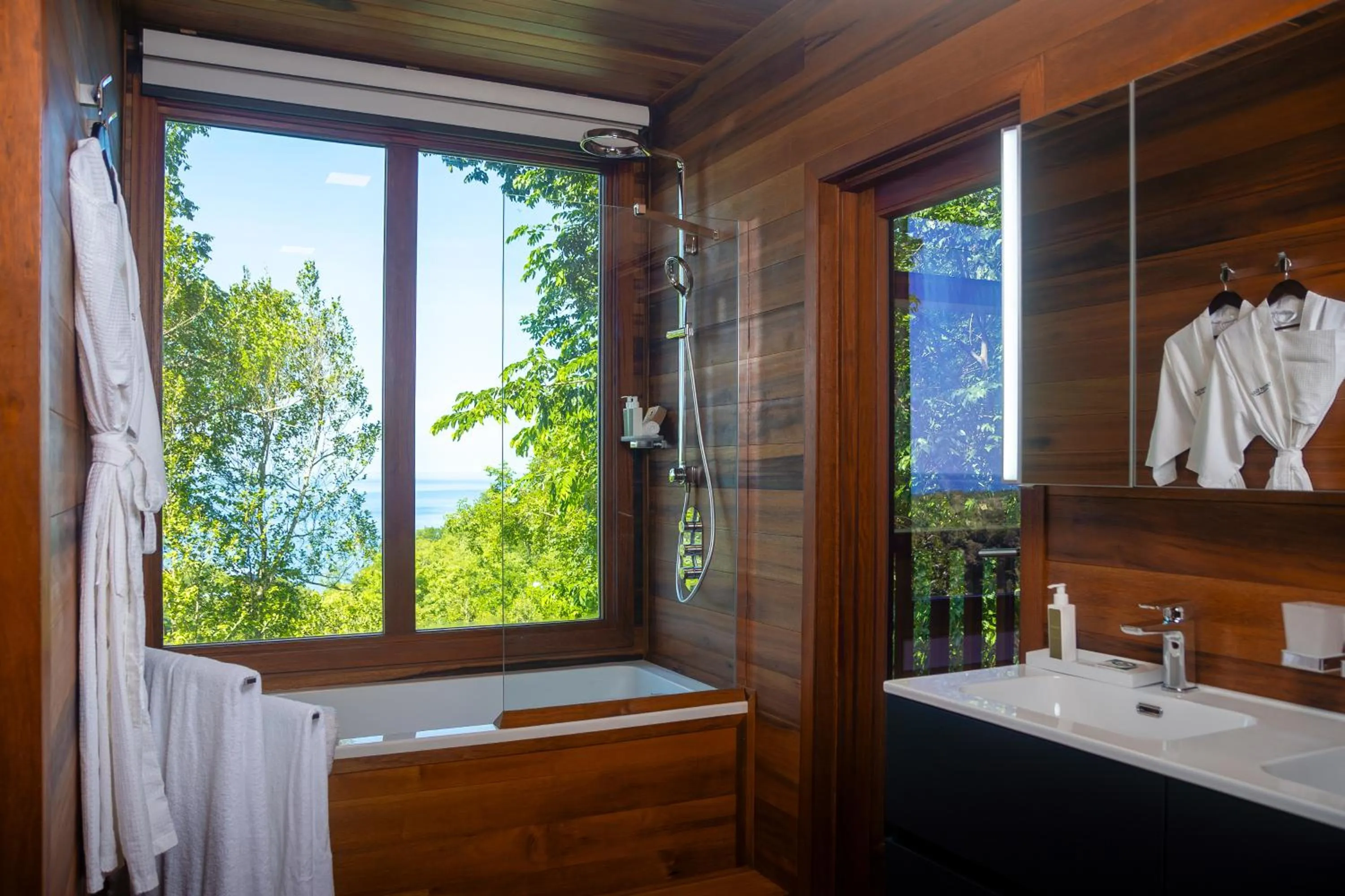 Shower in Secret Bay