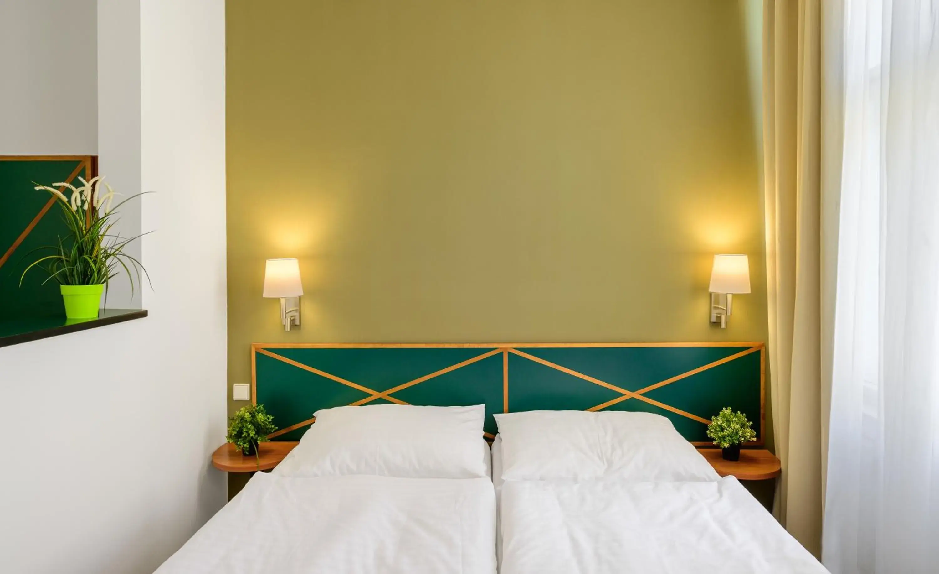 Bed in Hotel Malá Strana Bed in Hotel Malá Strana