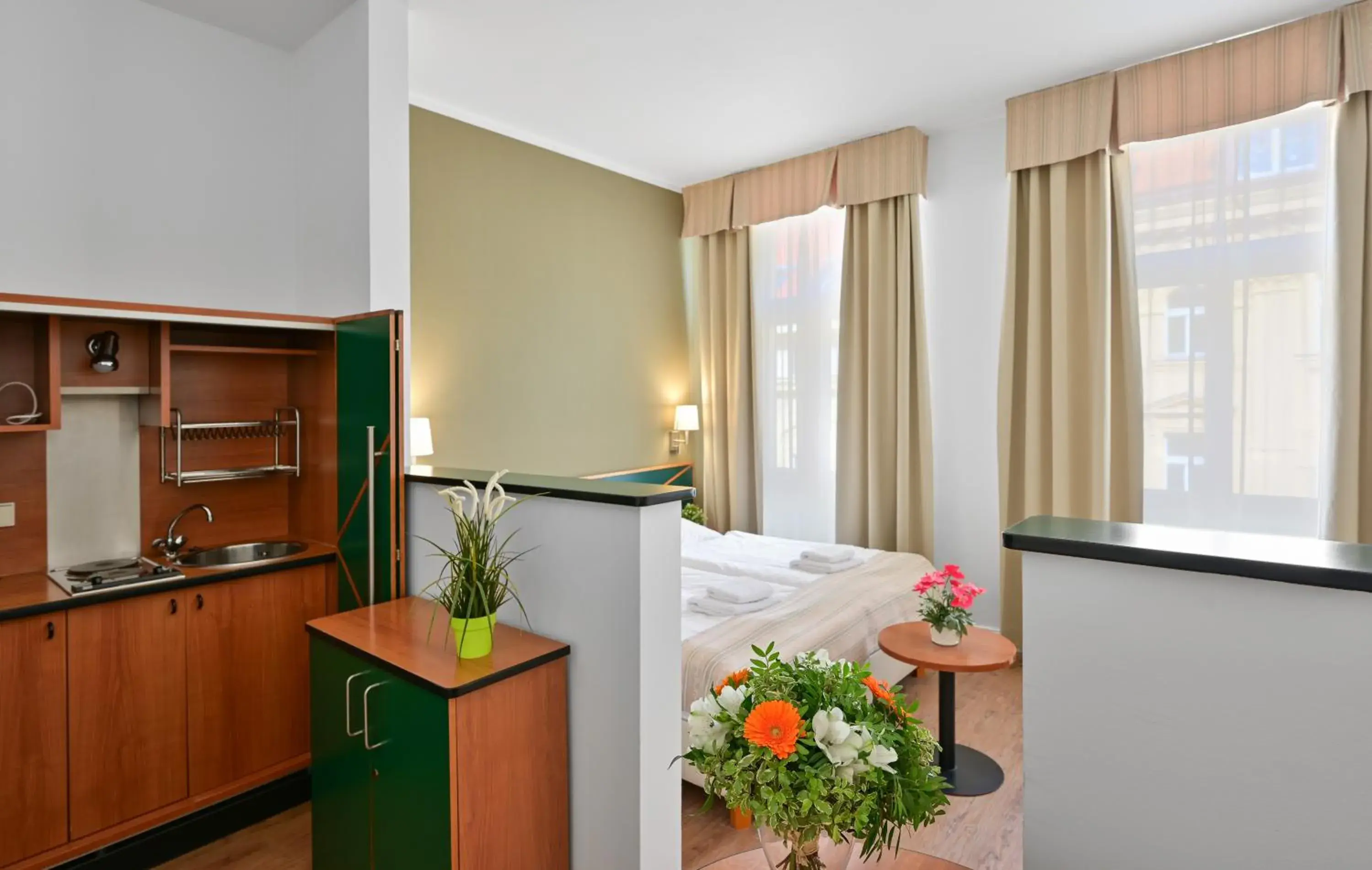 Studio with Street View in Hotel Malá Strana Studio with Street View in Hotel Malá Strana