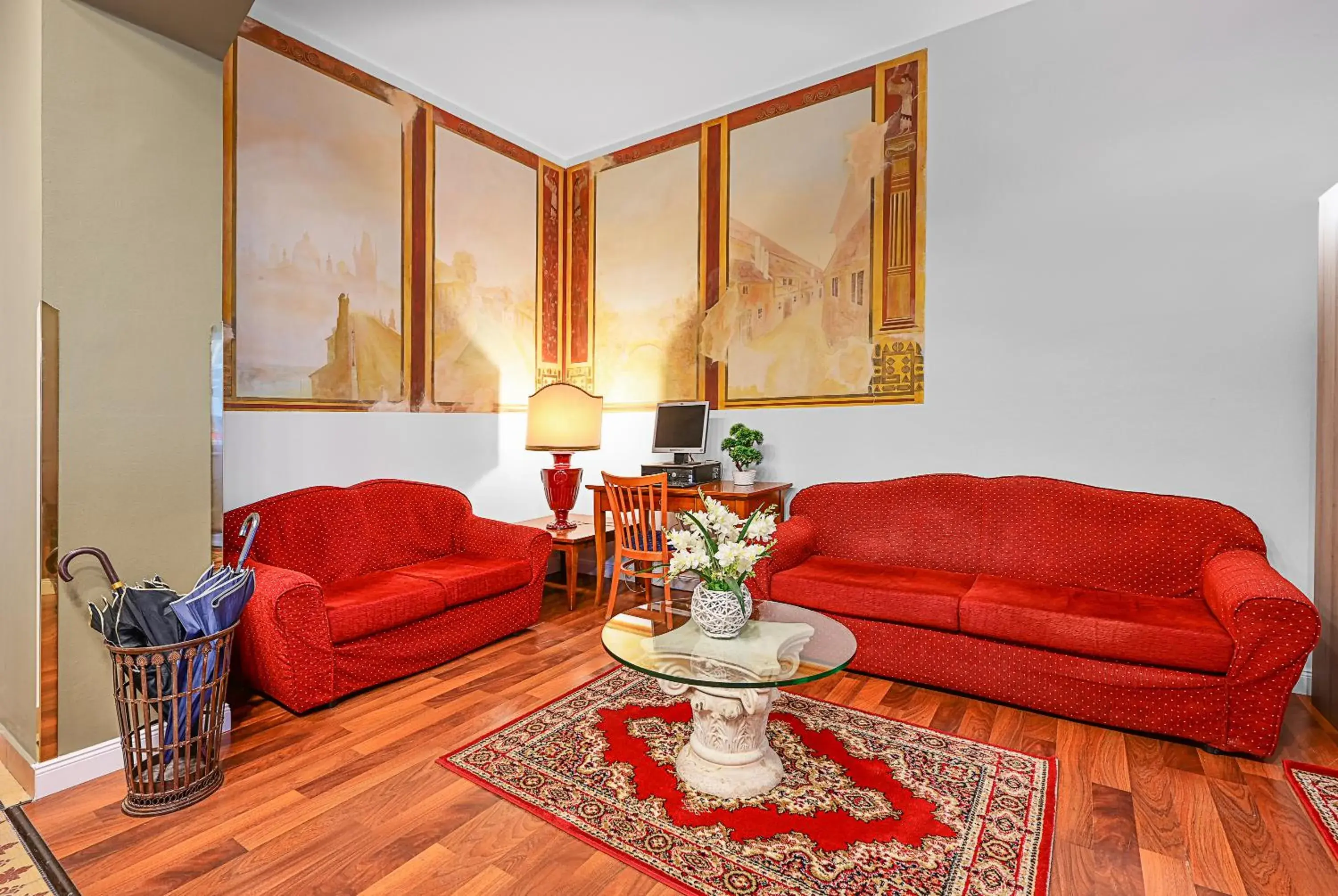 Lobby or reception in Hotel Malá Strana Lobby or reception in Hotel Malá Strana