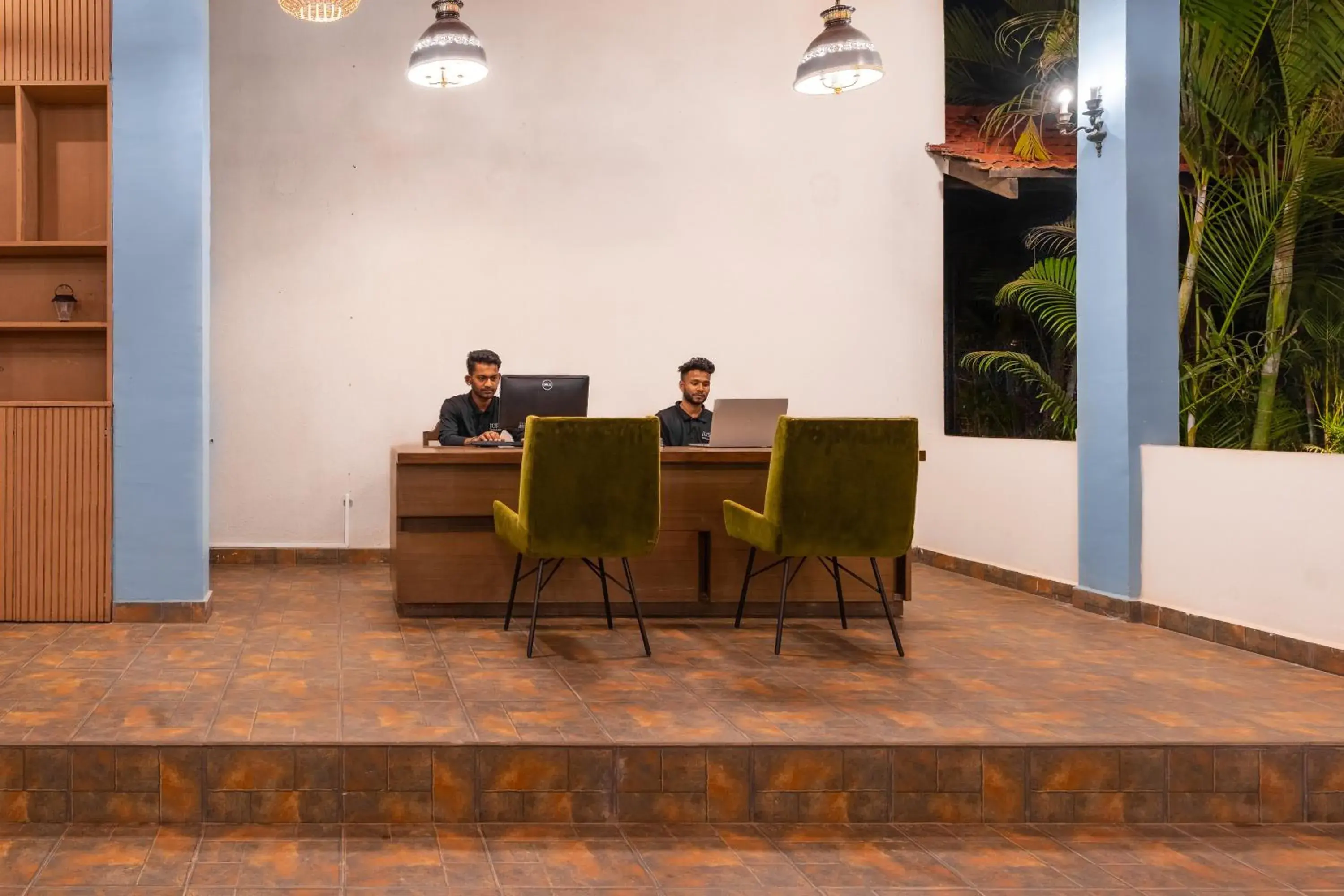 Lobby or reception in juSTa Morjim Beach Resort Goa - 80 Steps from Morjim Beach Lobby or reception in juSTa Morjim Beach Resort Goa - 80 Steps from Morjim Beach