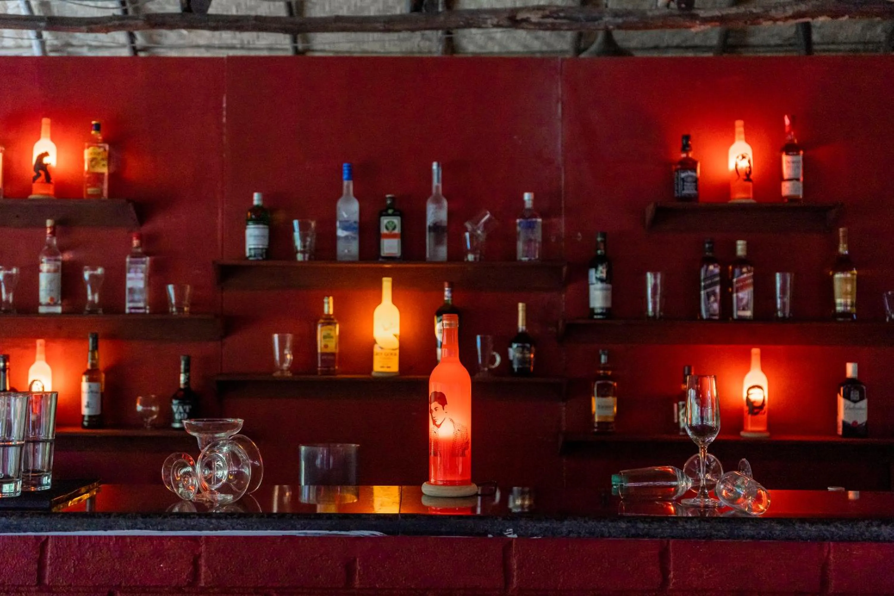 Lounge or bar in juSTa Morjim Beach Resort Goa - 80 Steps from Morjim Beach