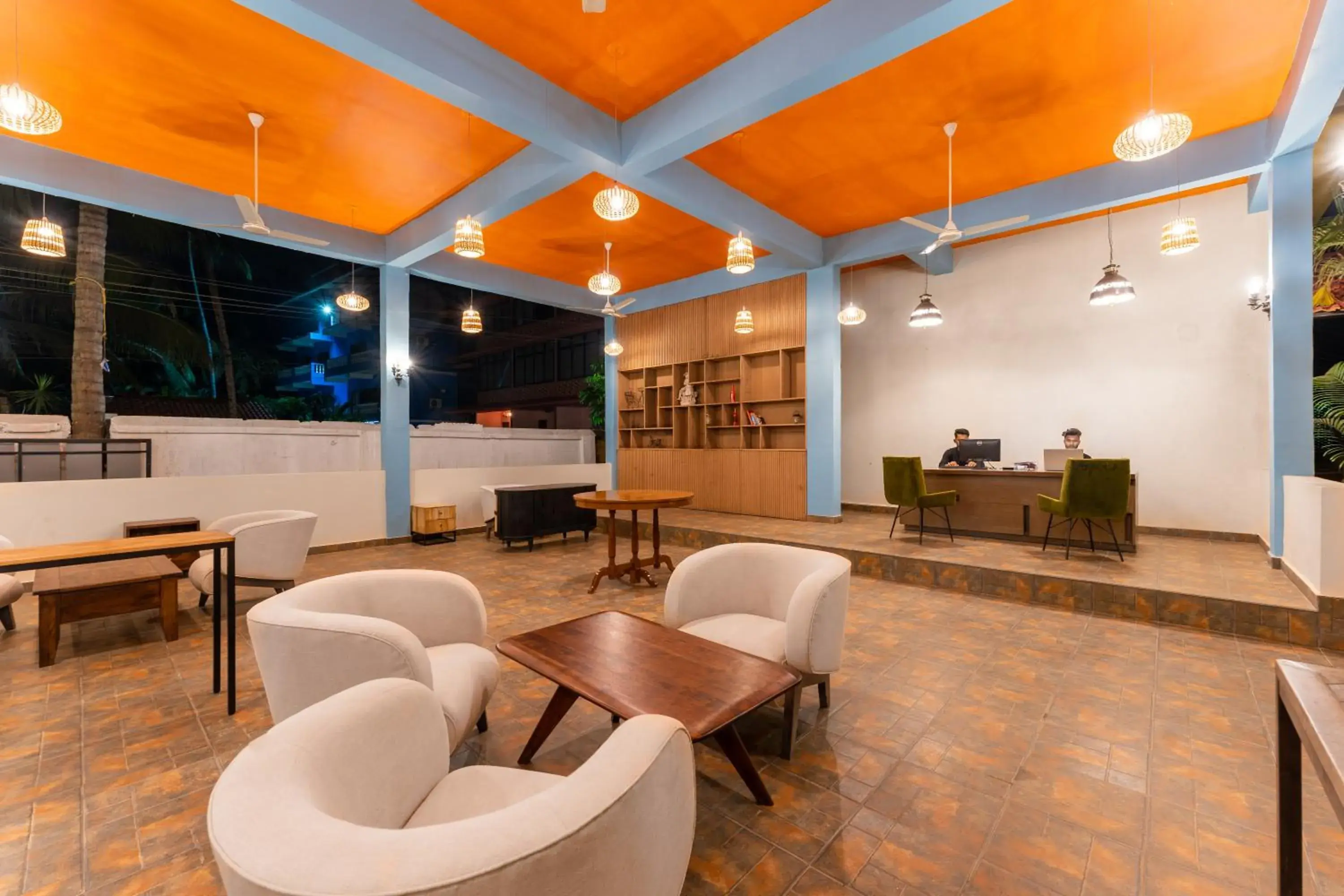 Lobby or reception in juSTa Morjim Beach Resort Goa - 80 Steps from Morjim Beach Lobby or reception in juSTa Morjim Beach Resort Goa - 80 Steps from Morjim Beach