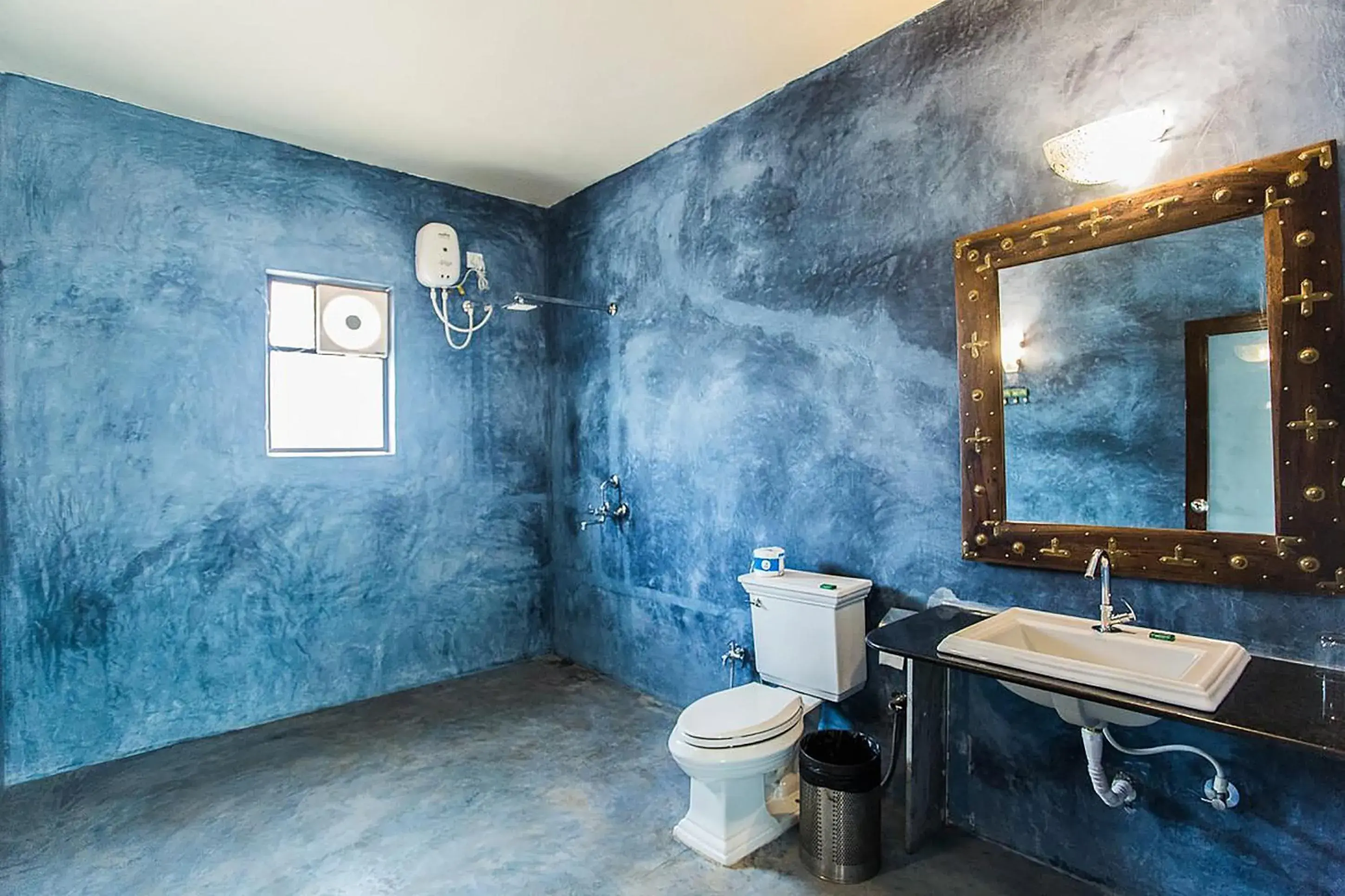 Bathroom in juSTa Morjim Beach Resort Goa - 80 Steps from Morjim Beach Bathroom in juSTa Morjim Beach Resort Goa - 80 Steps from Morjim Beach