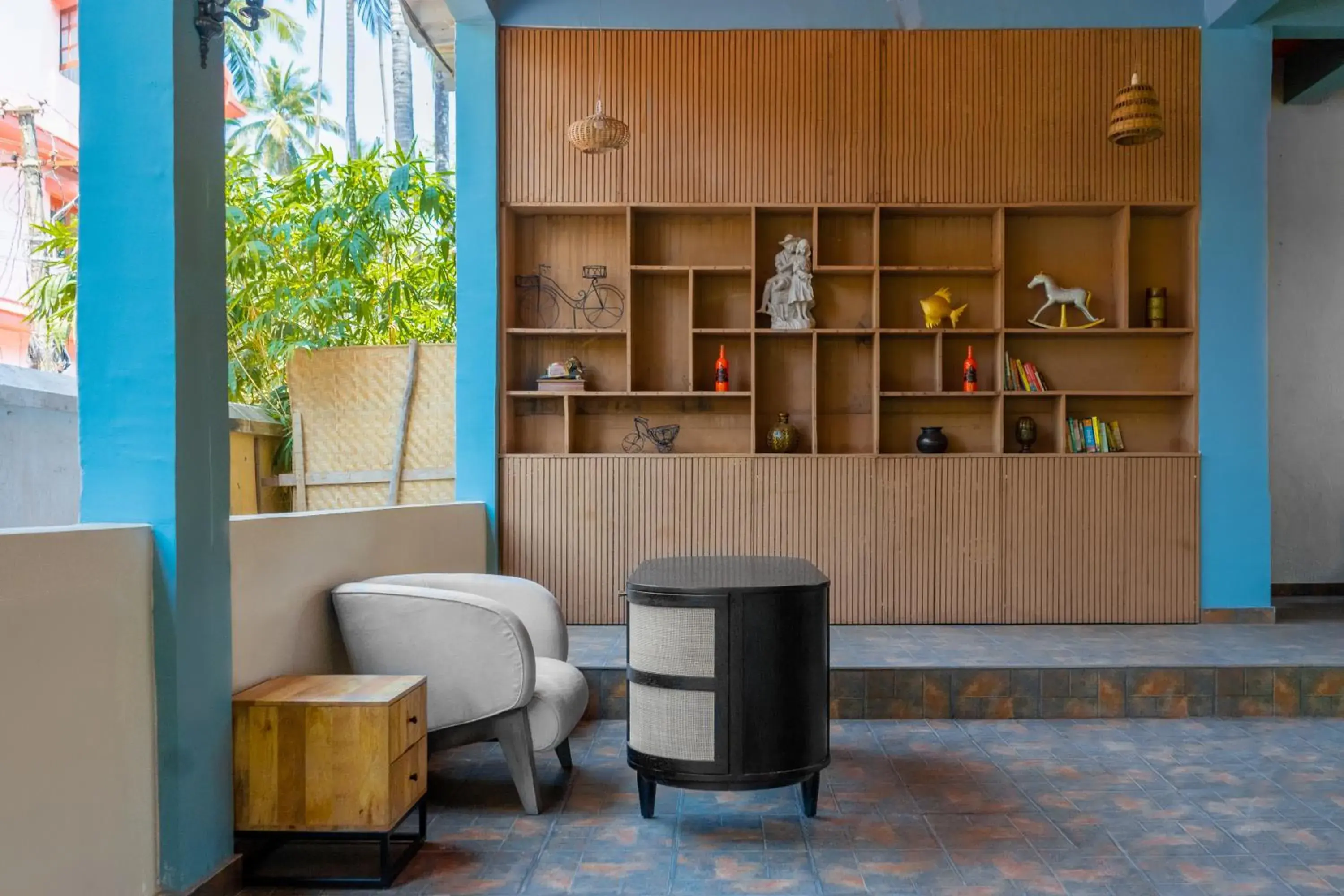 Lobby or reception in juSTa Morjim Beach Resort Goa - 80 Steps from Morjim Beach Lobby or reception in juSTa Morjim Beach Resort Goa - 80 Steps from Morjim Beach