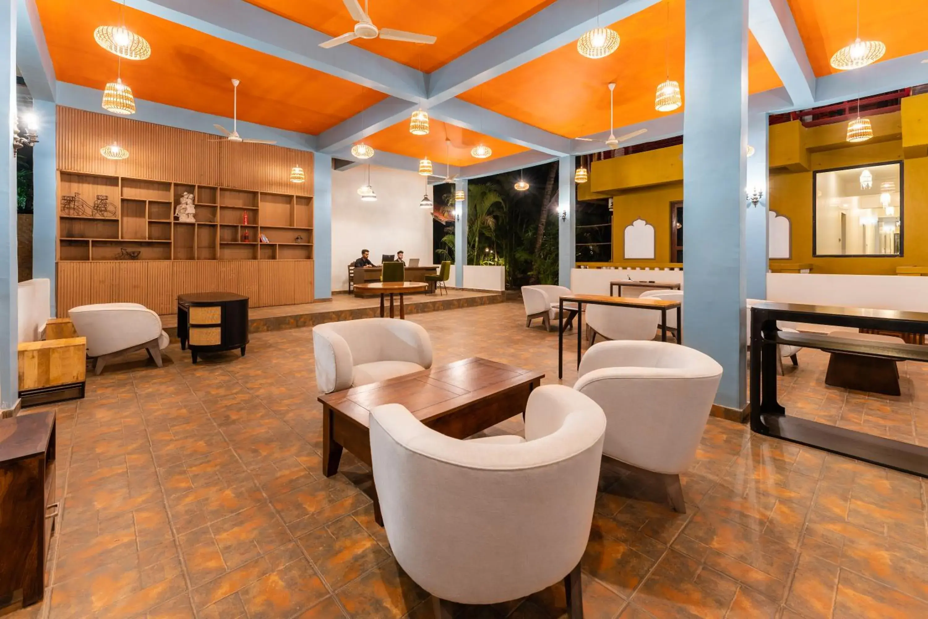 Lobby or reception in juSTa Morjim Beach Resort Goa - 80 Steps from Morjim Beach Lobby or reception in juSTa Morjim Beach Resort Goa - 80 Steps from Morjim Beach