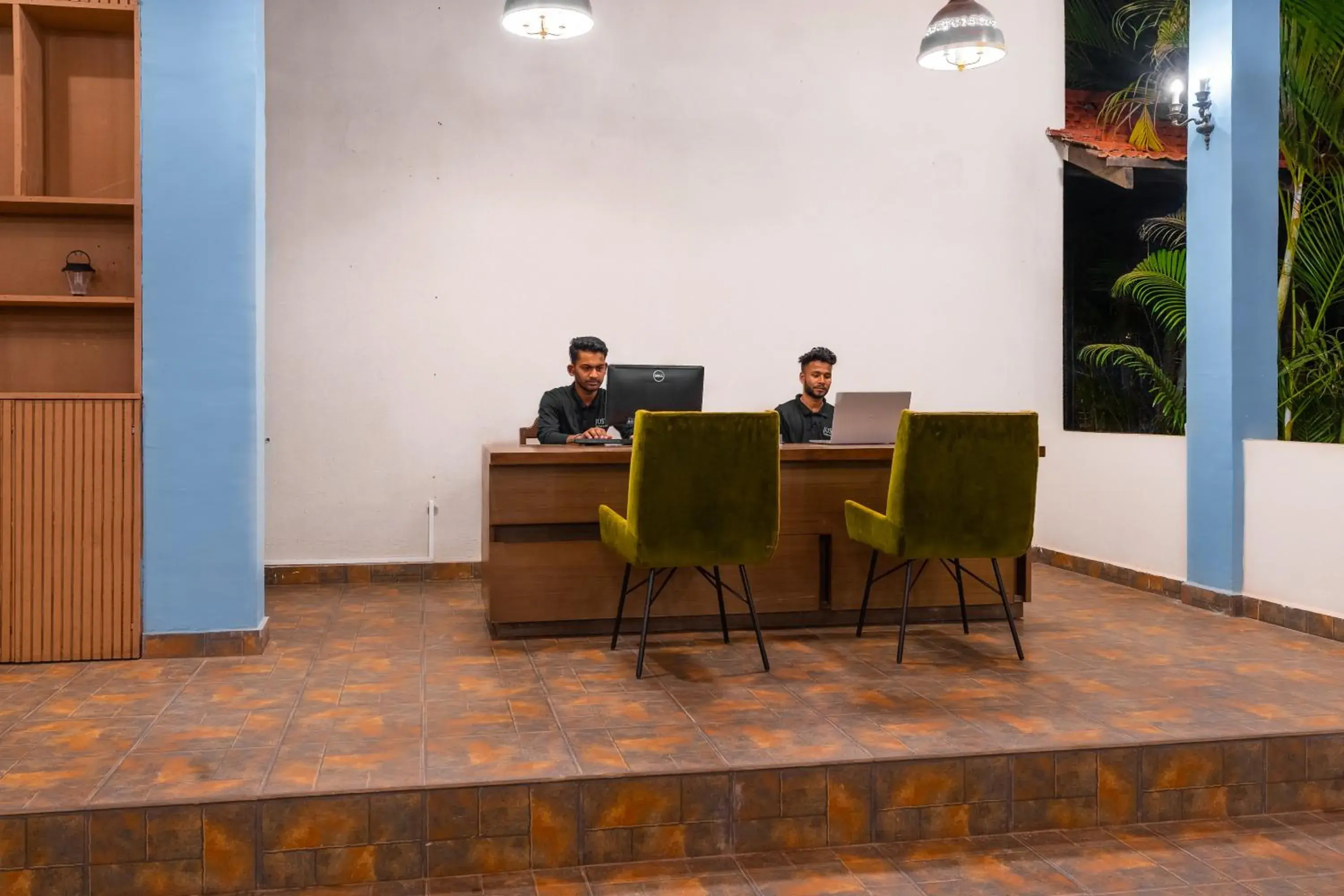 Lobby or reception in juSTa Morjim Beach Resort Goa - 80 Steps from Morjim Beach Lobby or reception in juSTa Morjim Beach Resort Goa - 80 Steps from Morjim Beach