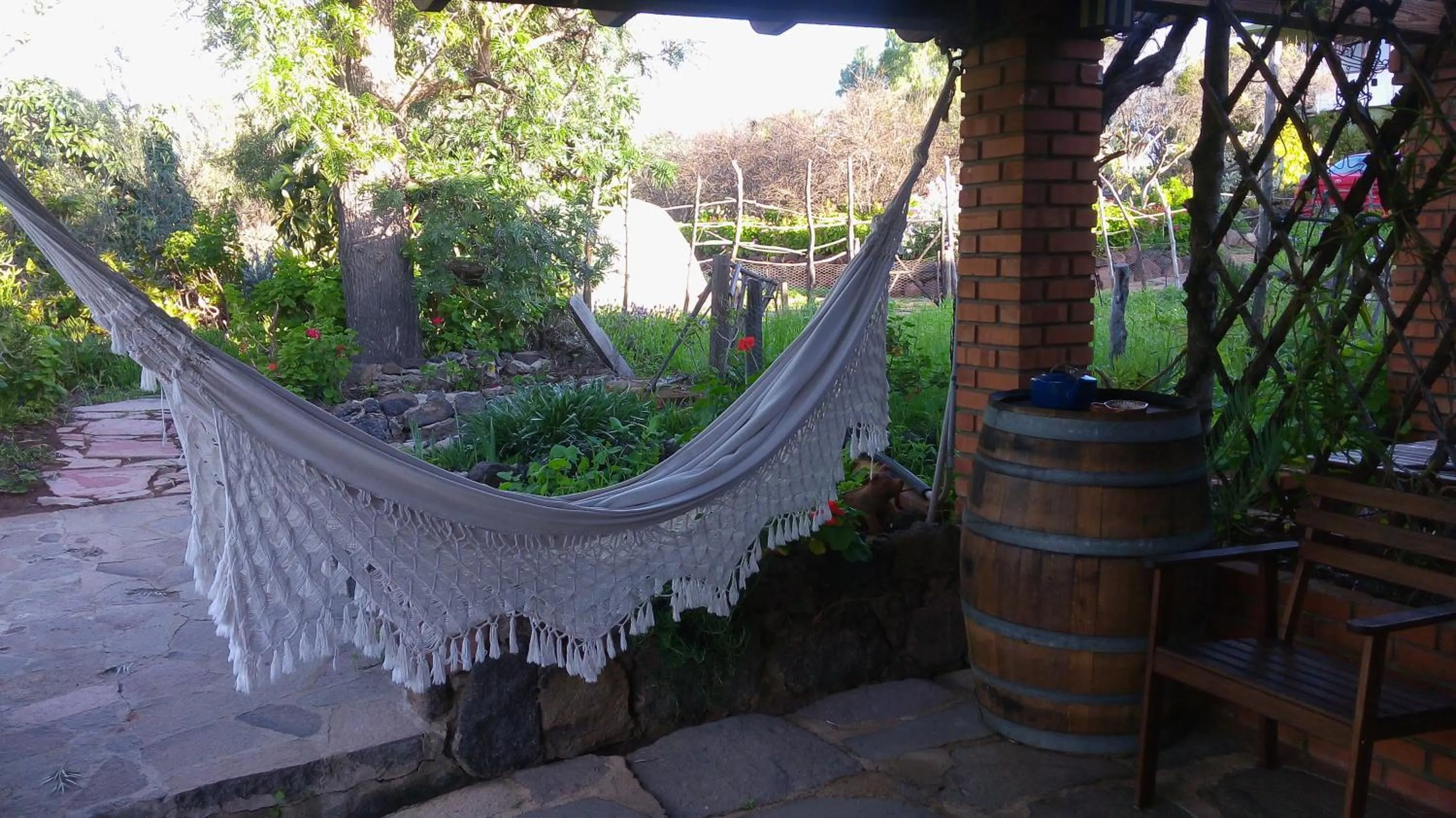 Patio in Quinta Maria en la Ruta del Vino