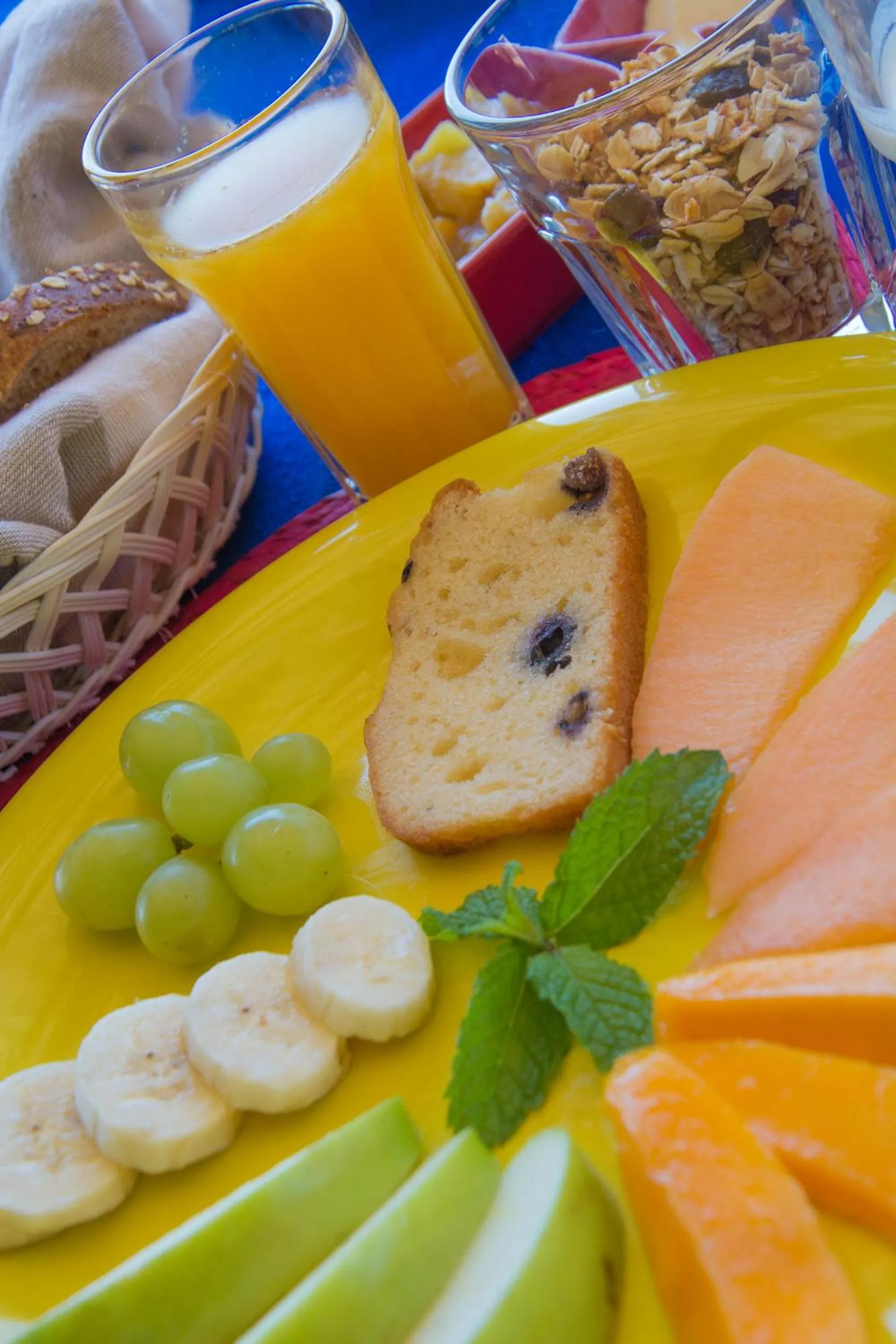 Continental breakfast in Quinta Maria en la Ruta del Vino