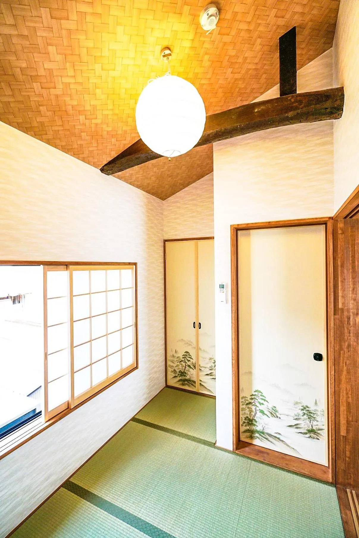 Decorative detail, Bed in INN Plus Toji Kindo