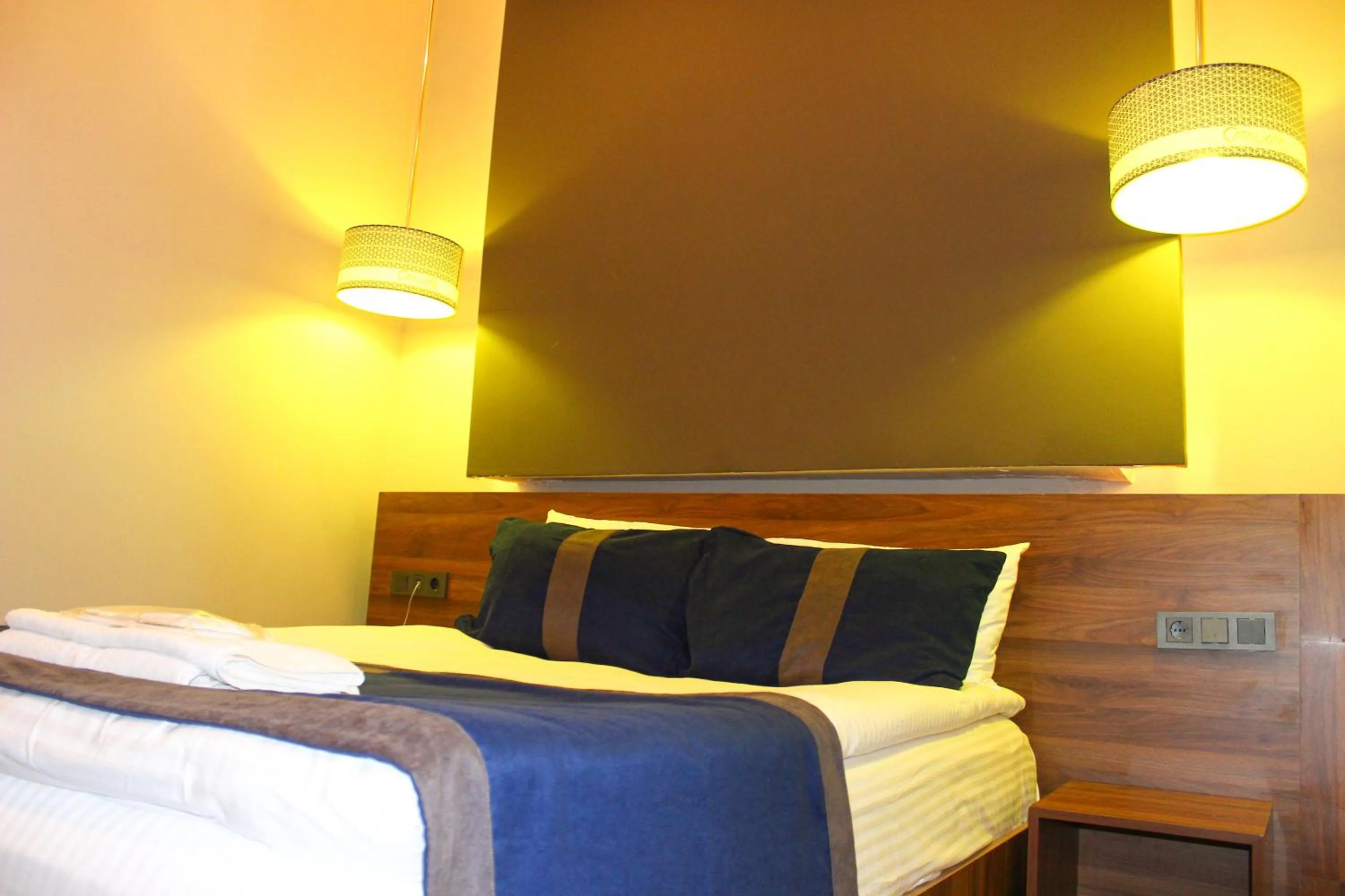Bed in Grand Catalkaya Hotel