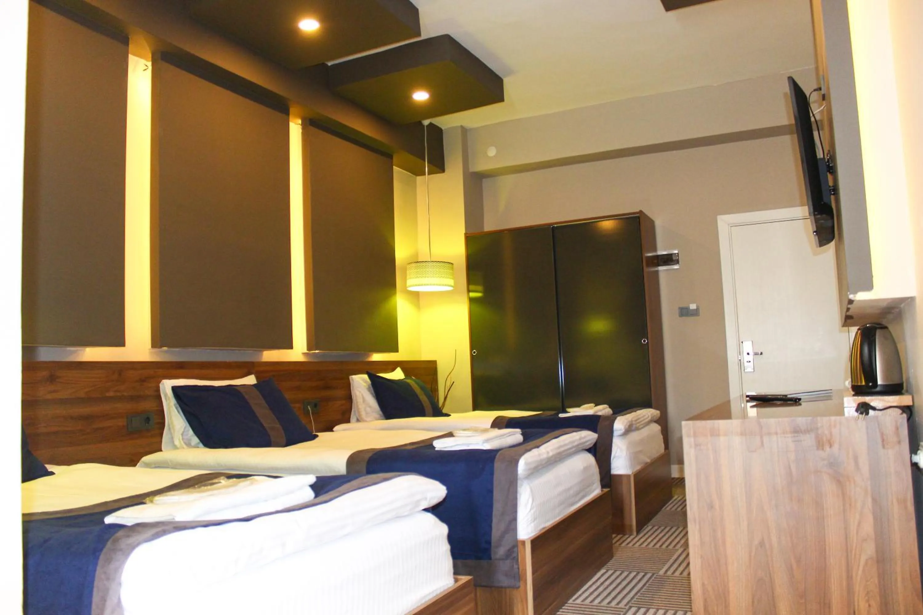 Bed in Grand Catalkaya Hotel