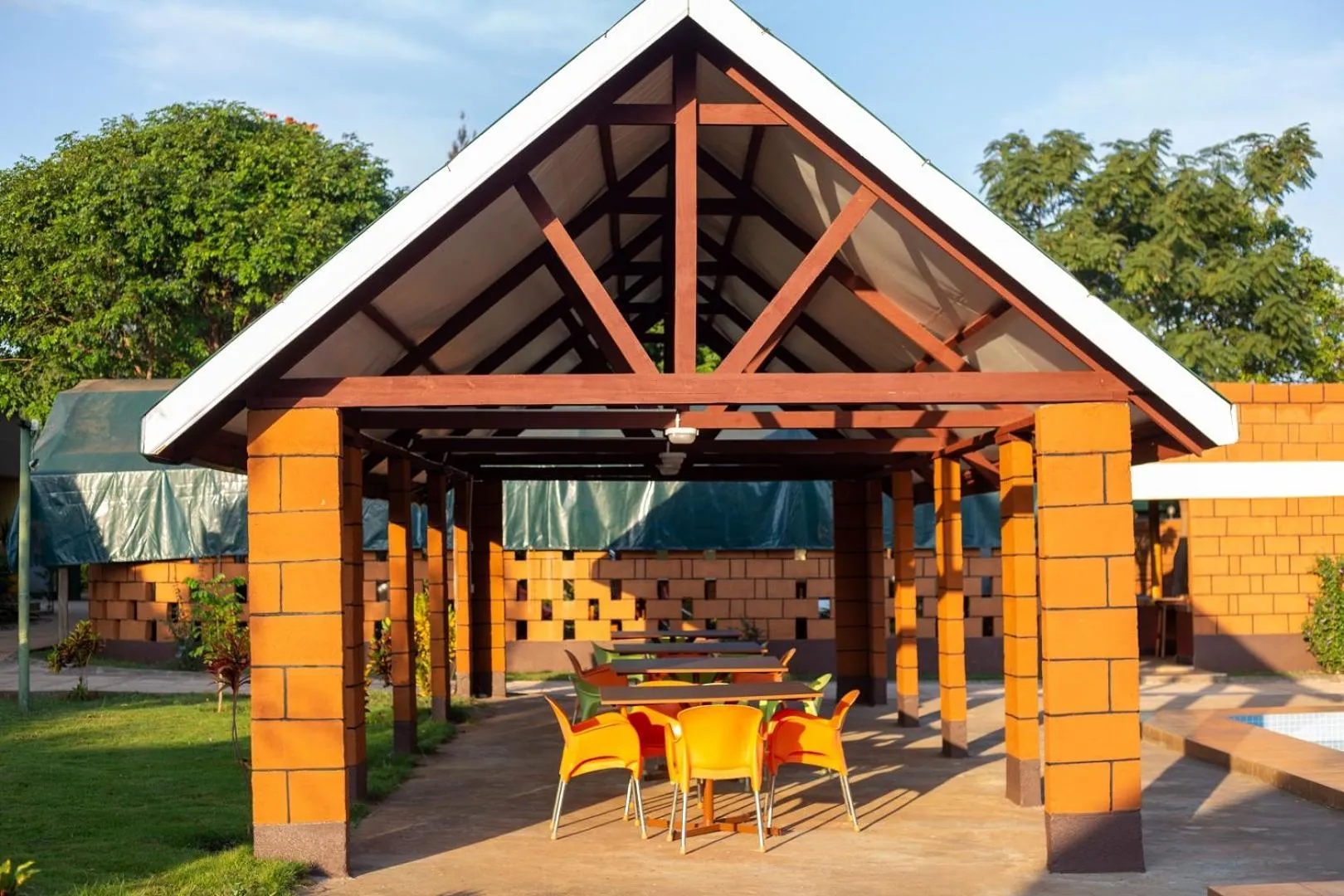 Patio in Kilimanjaro Snow Peak Hotel