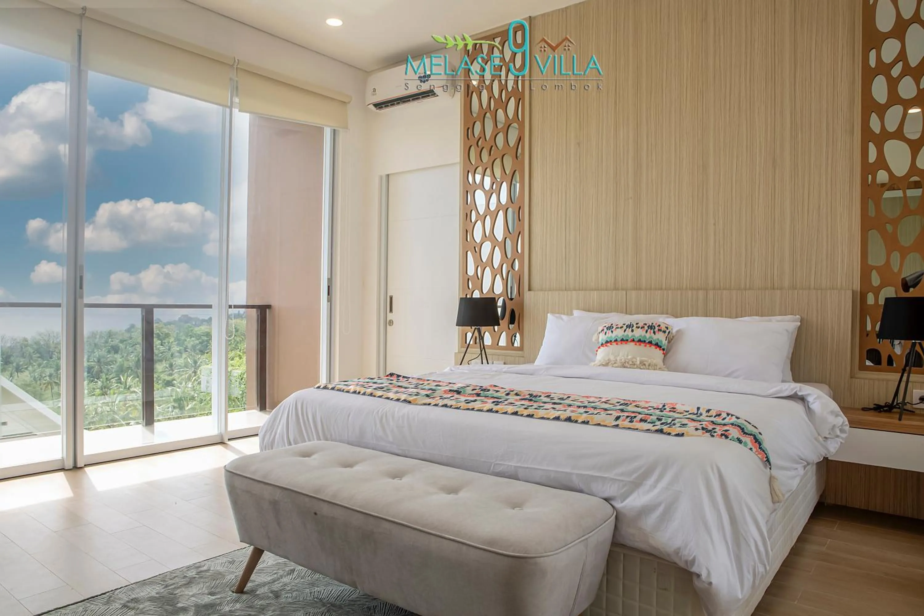 Bed in Melase 9 Villa, Senggigi