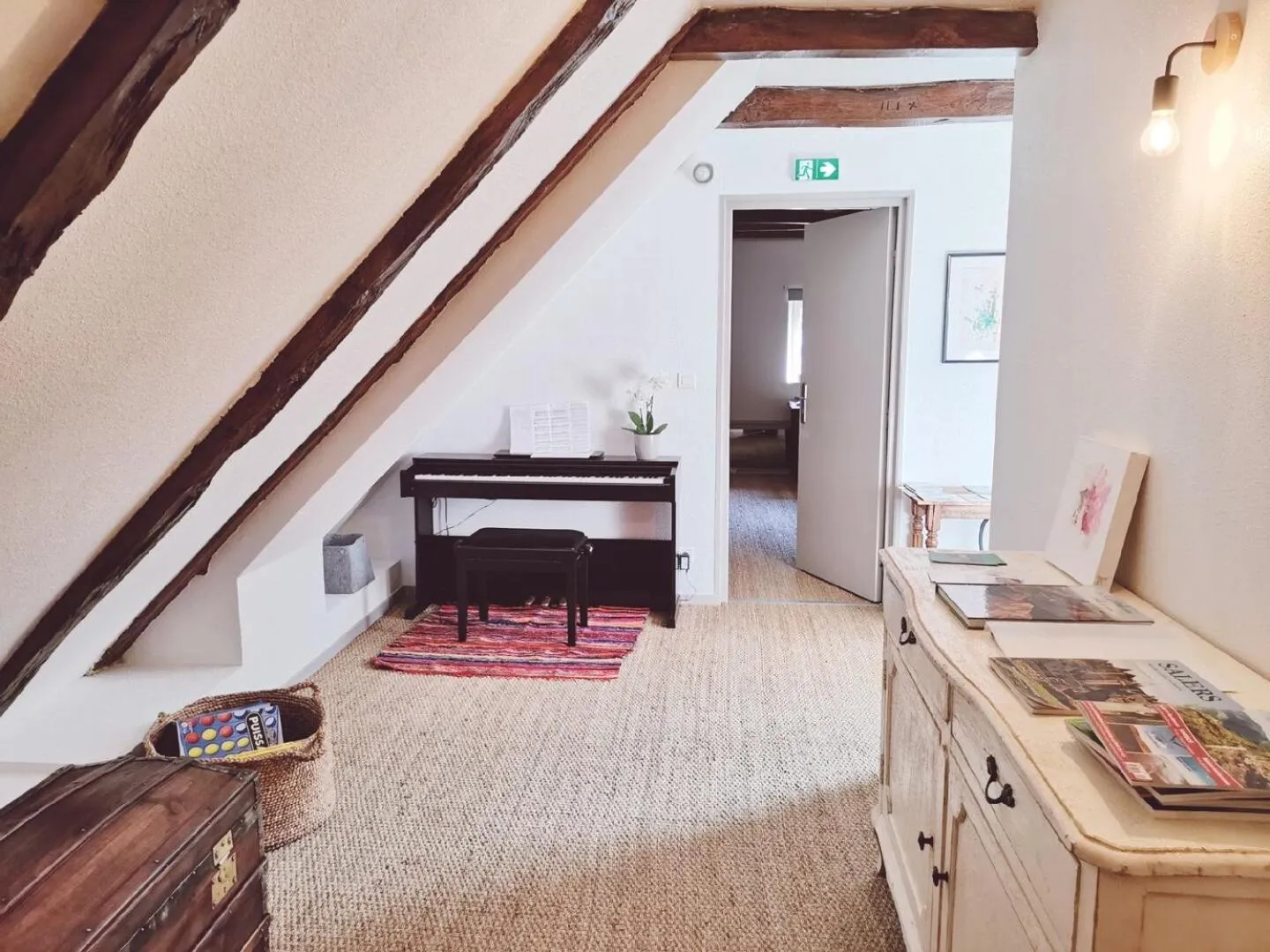 Seating area in Maison d'Hôtes La Grange