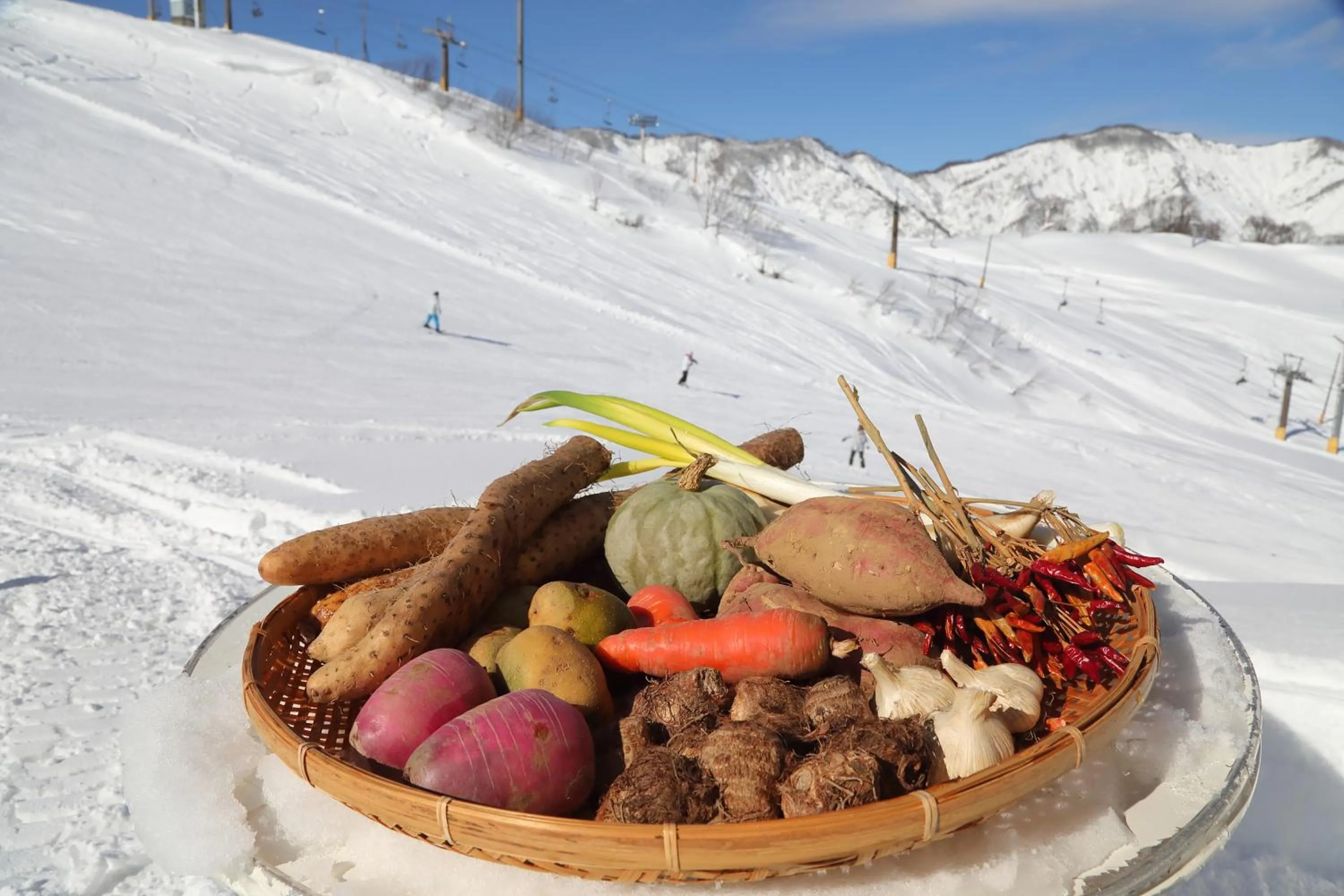Food close-up in Ishiuchi Ski Center