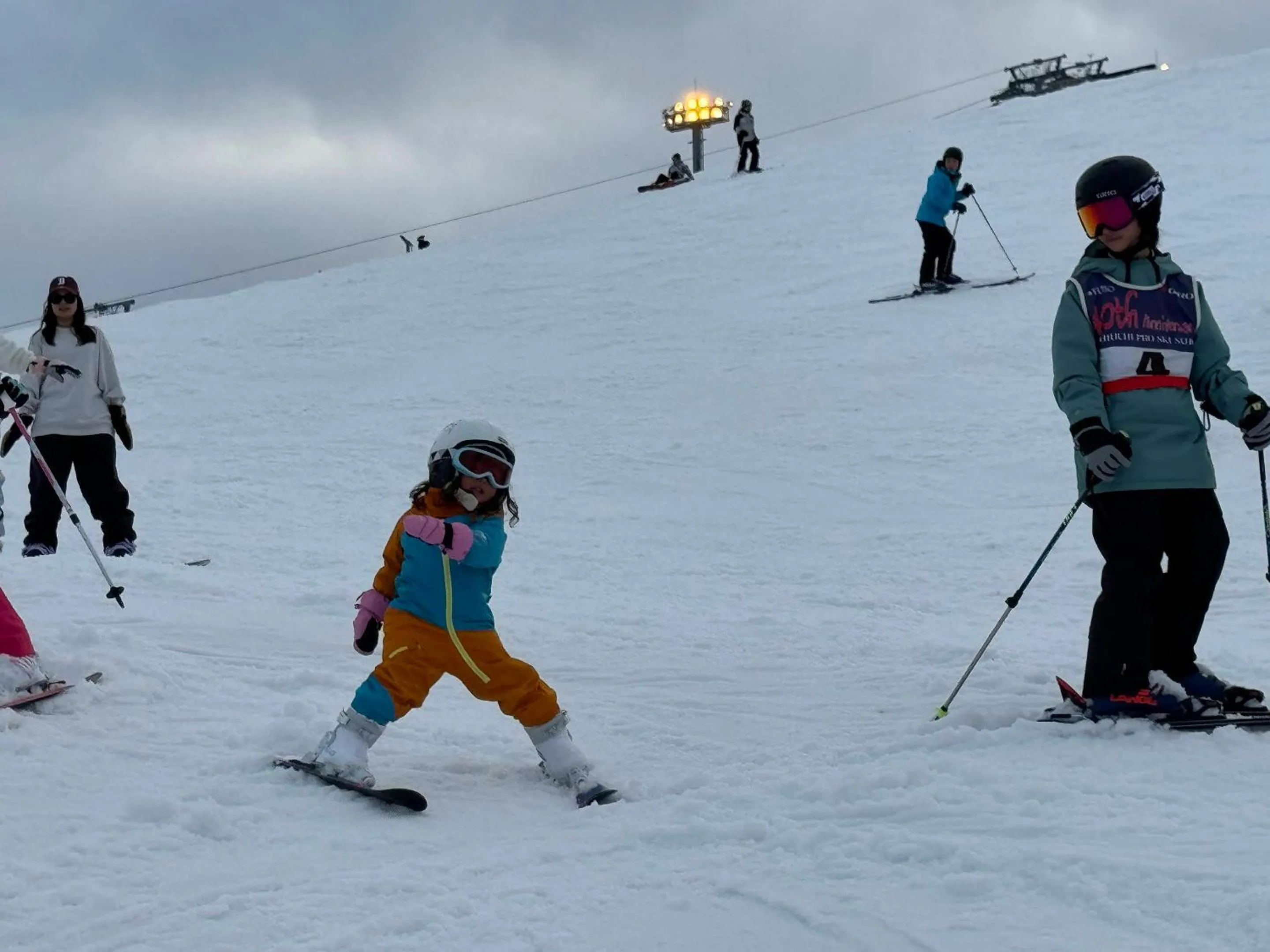 Skiing in Ishiuchi Ski Center