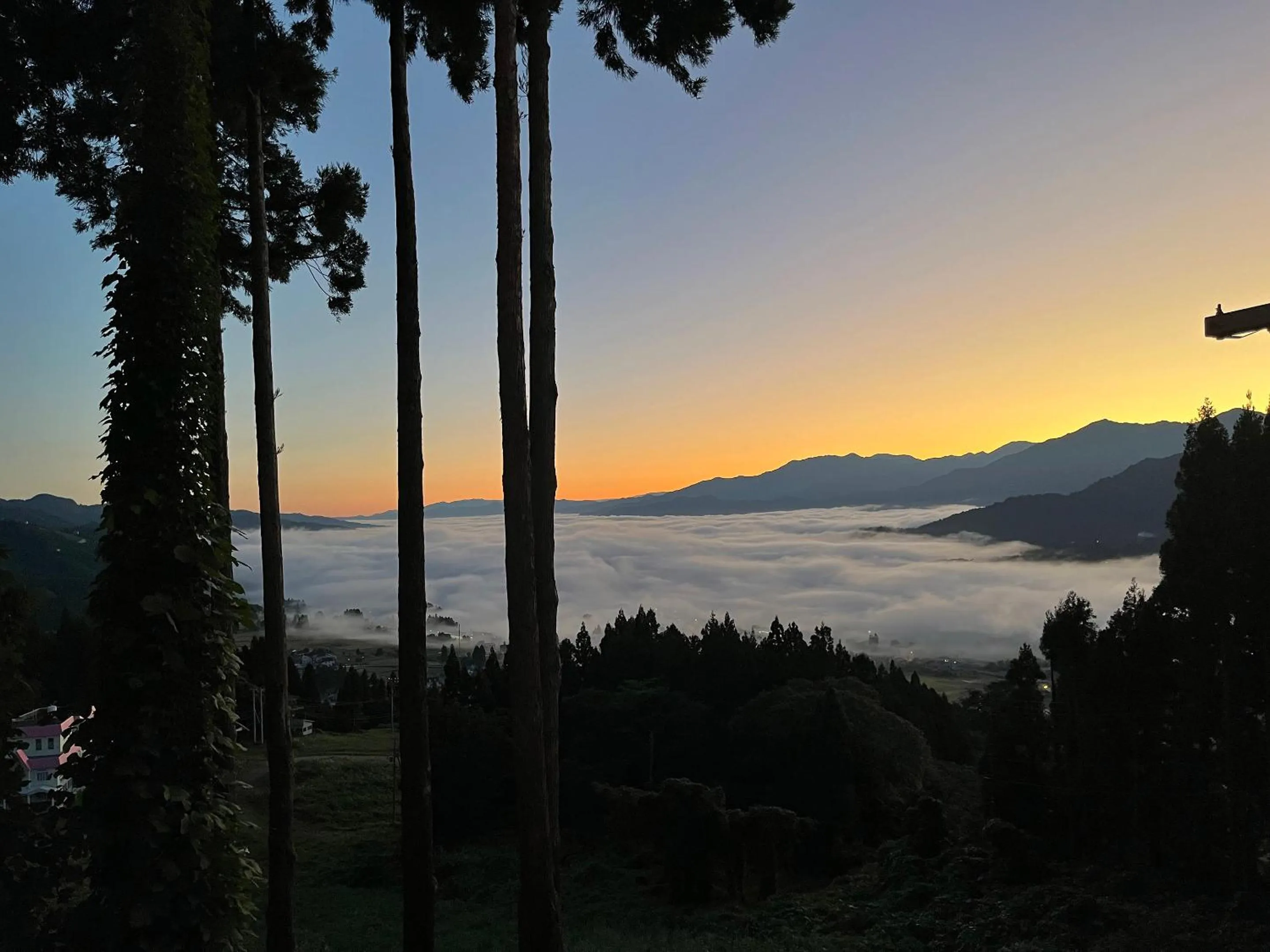 Natural landscape in Ishiuchi Ski Center