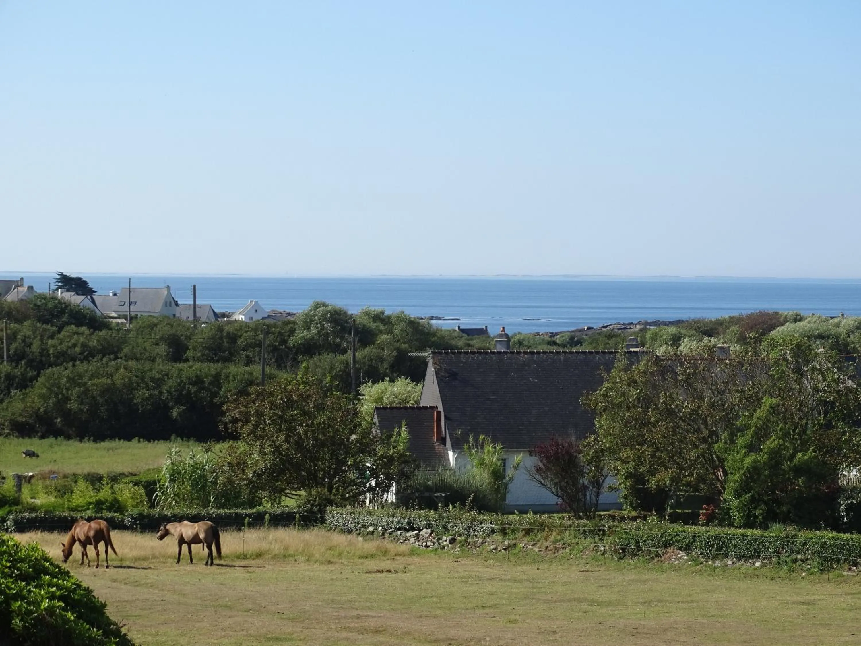 Sea view in Chambres d'hôtes de Kermerrien