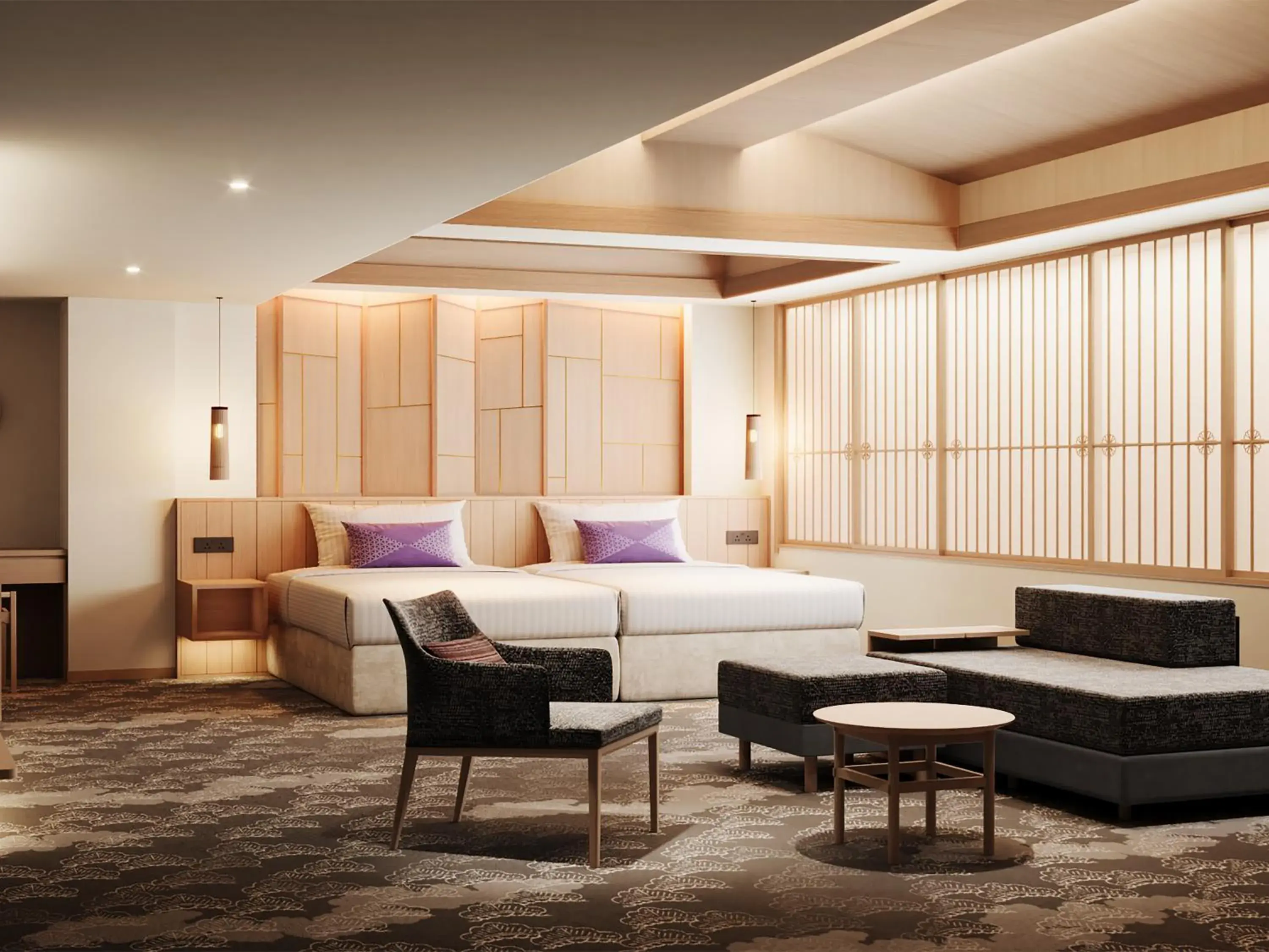 Bed in Mitsui Garden Hotel Kyoto Shinmachi Bettei Bed in Mitsui Garden Hotel Kyoto Shinmachi Bettei