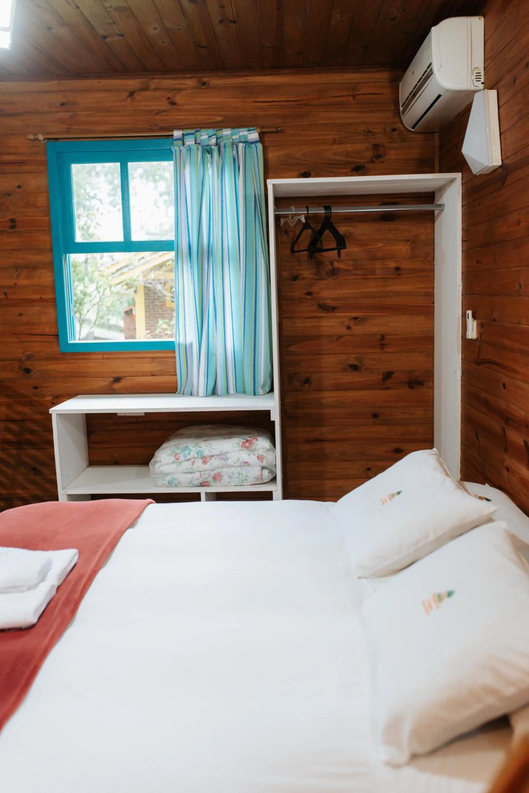 Bed in Pousada da Chacara