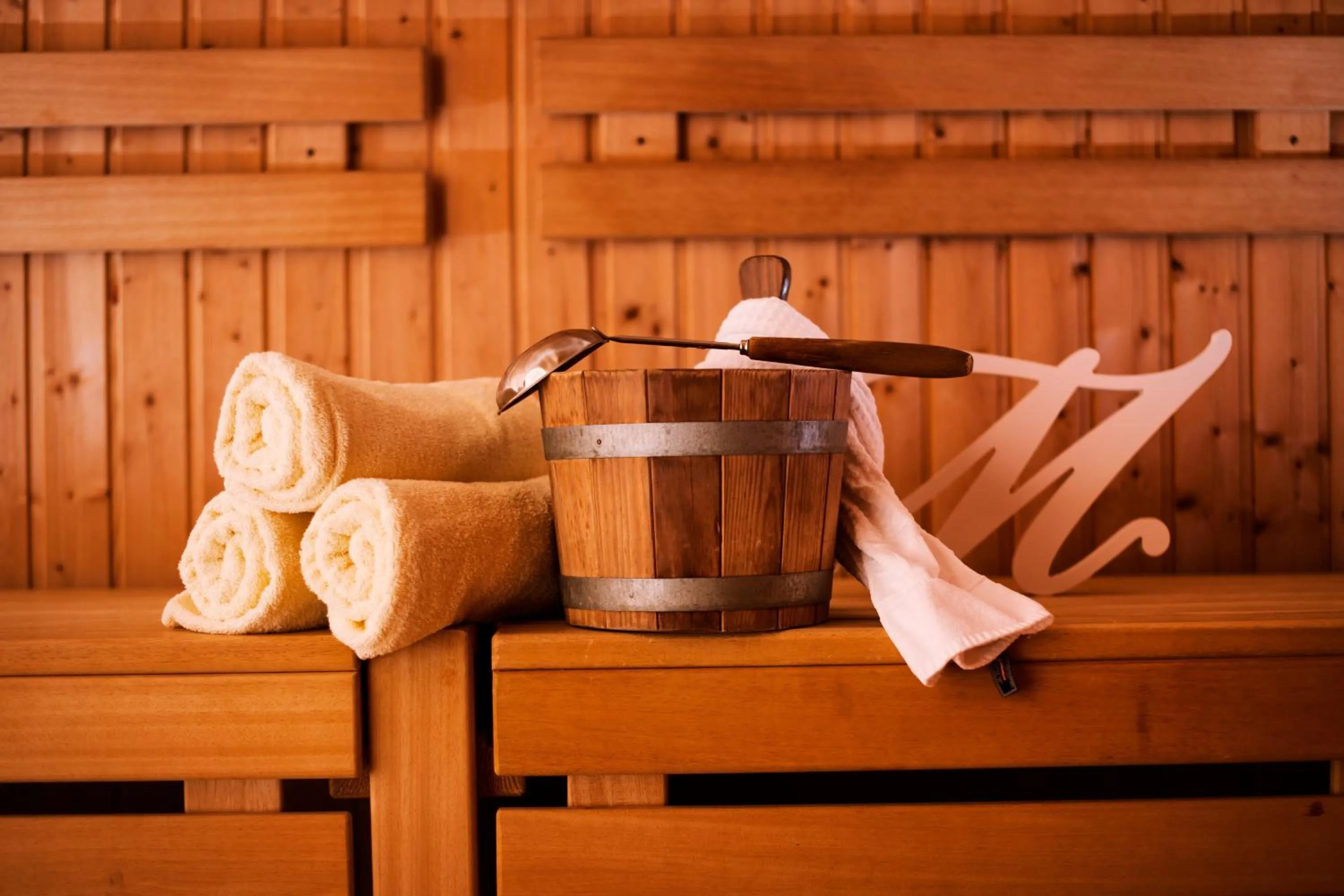 Sauna in Mooshaus Winterresort