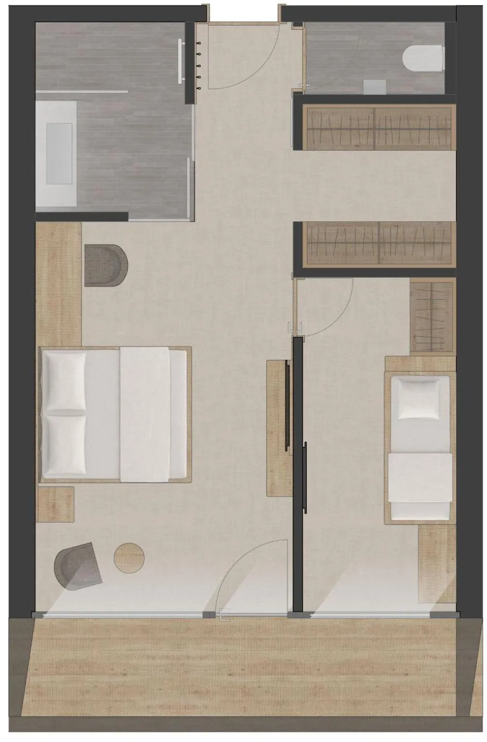 Photo of the whole room, Bed in Mooshaus Winterresort