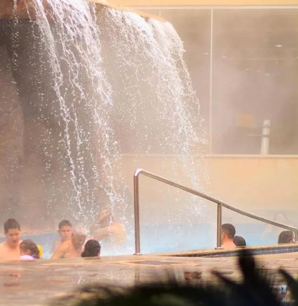 Aqua park in Hotel Golden Dolphin piscinas termais 24h