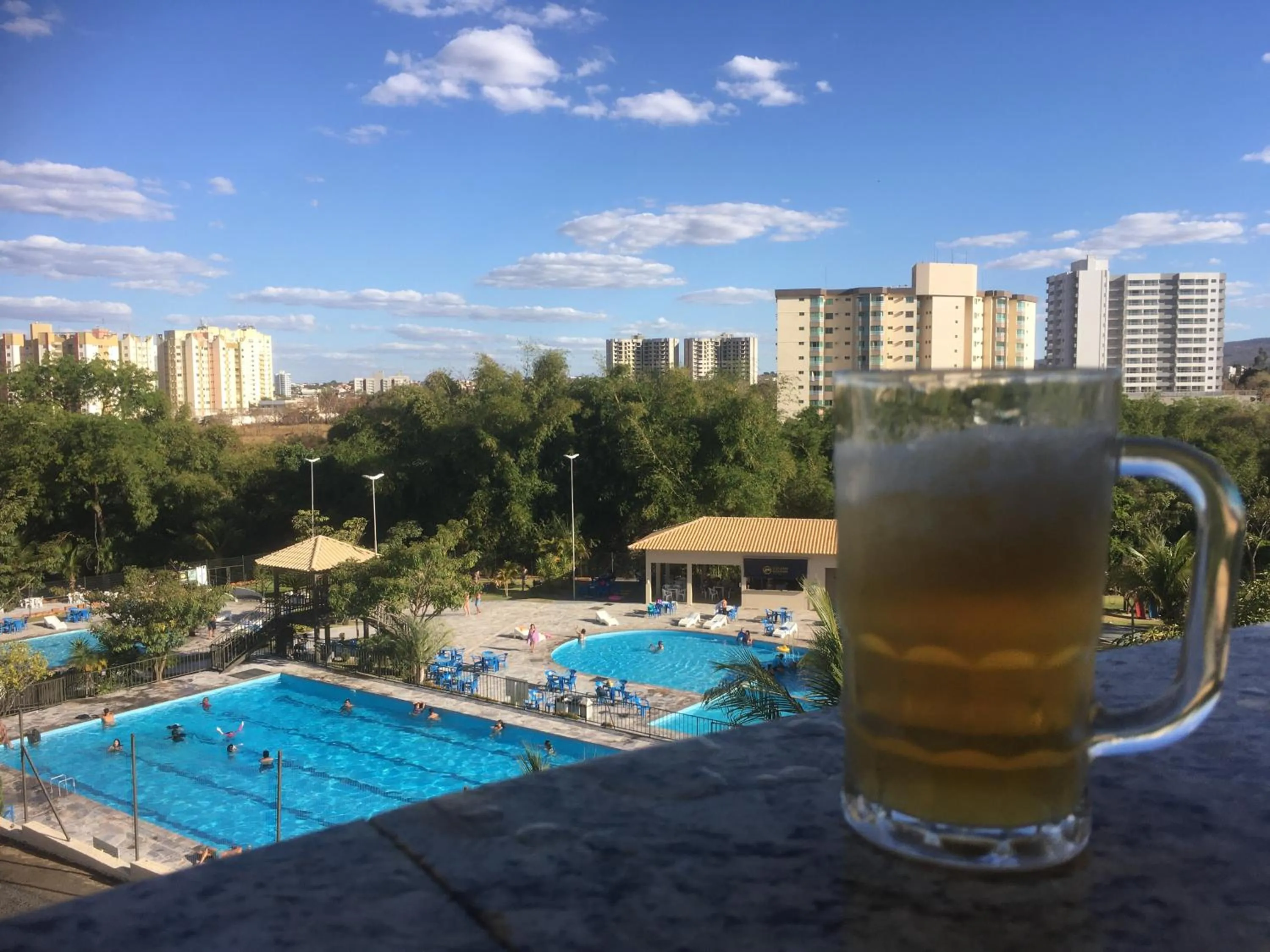 City view in Hotel Golden Dolphin piscinas termais 24h