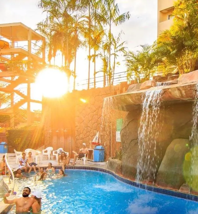 Aqua park in Hotel Golden Dolphin piscinas termais 24h