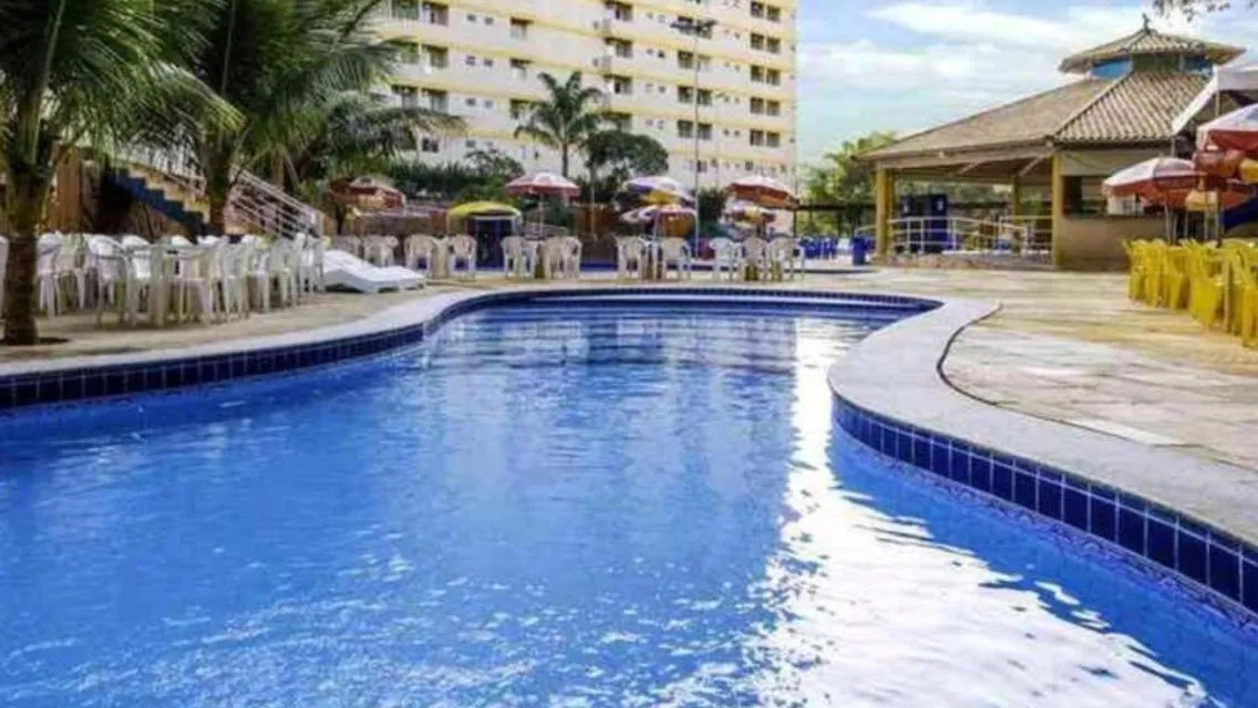Aqua park in Hotel Golden Dolphin piscinas termais 24h