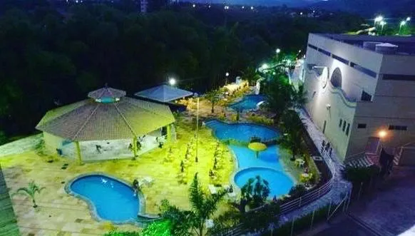 Aqua park in Hotel Golden Dolphin piscinas termais 24h