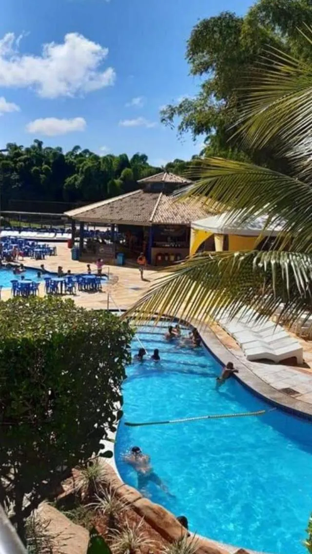 Swimming pool in Hotel Golden Dolphin piscinas termais 24h