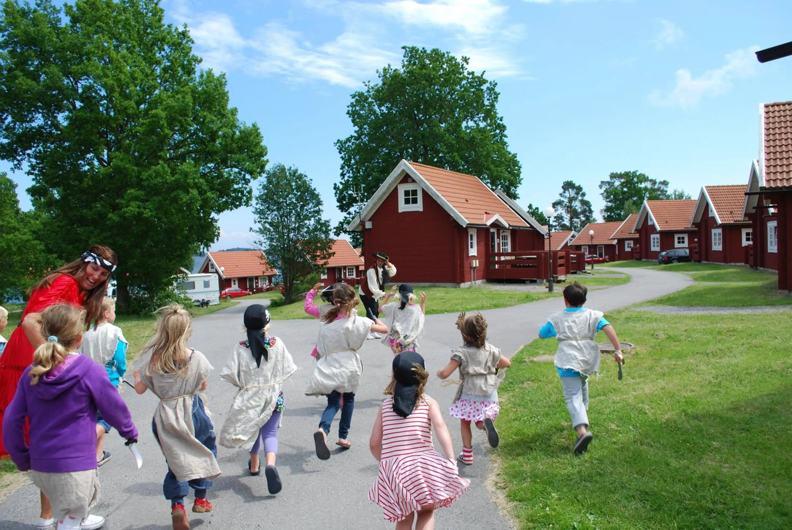 People in Västervik Resort
