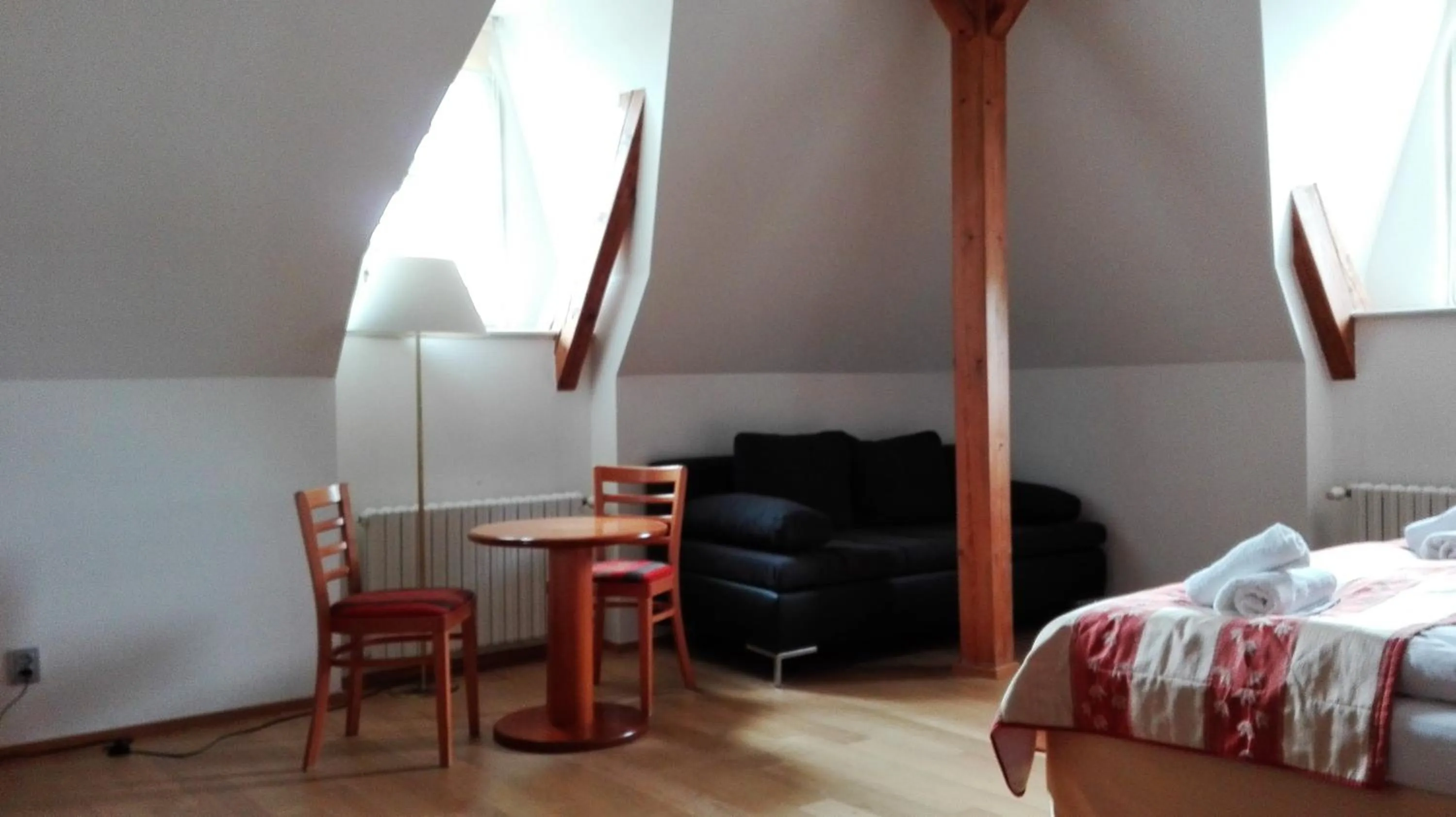 Seating area, Bed in Pension Jana - Domov Mládeže