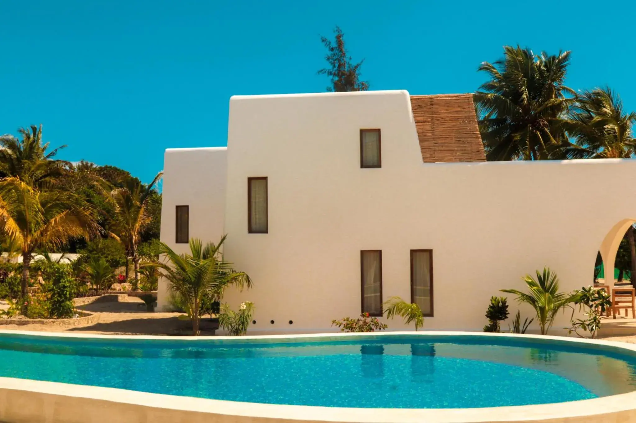 Swimming pool in Kijani Beach Villas Swimming pool in Kijani Beach Villas