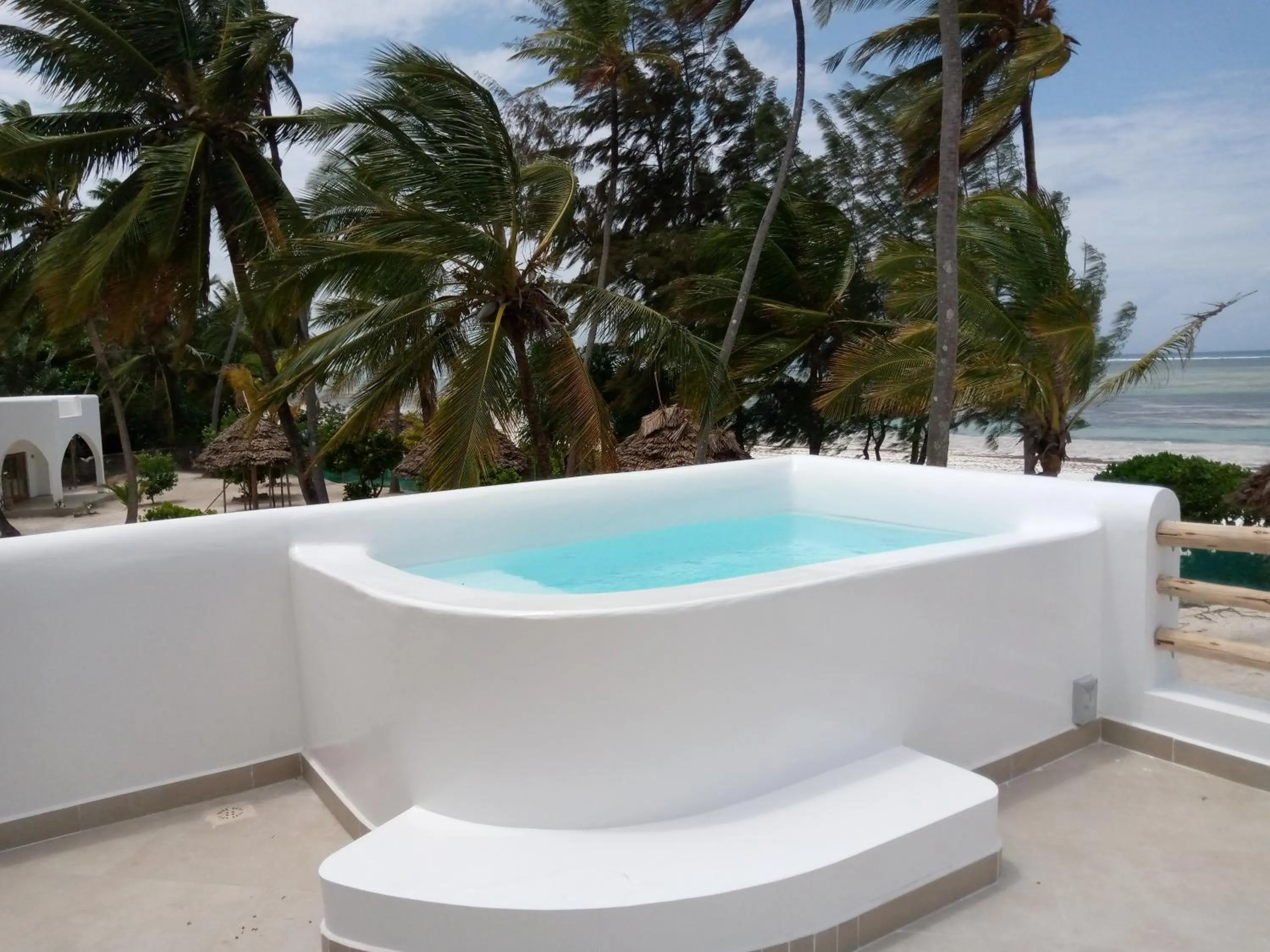 Swimming pool in Kijani Beach Villas