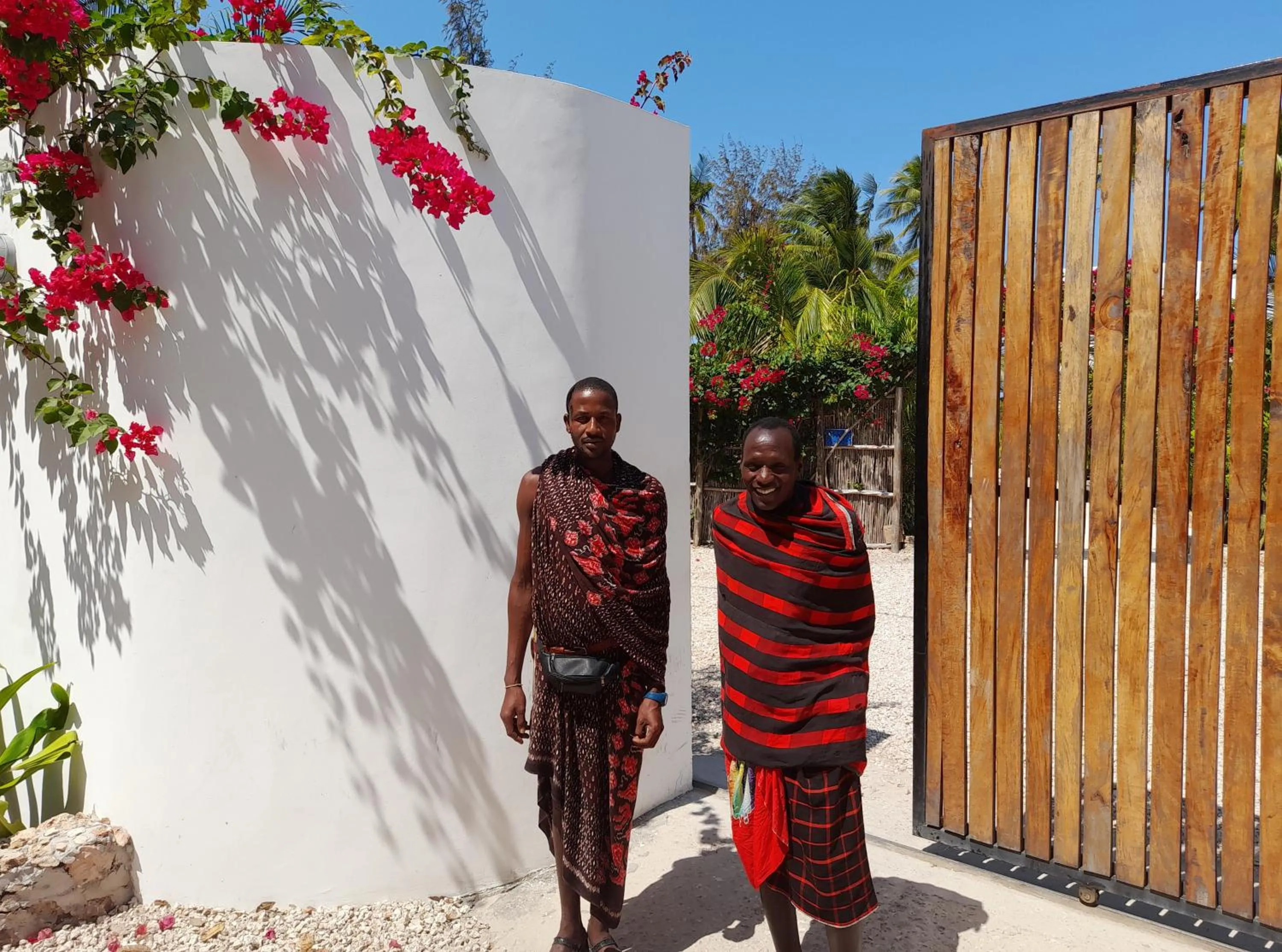 People in Kijani Beach Villas