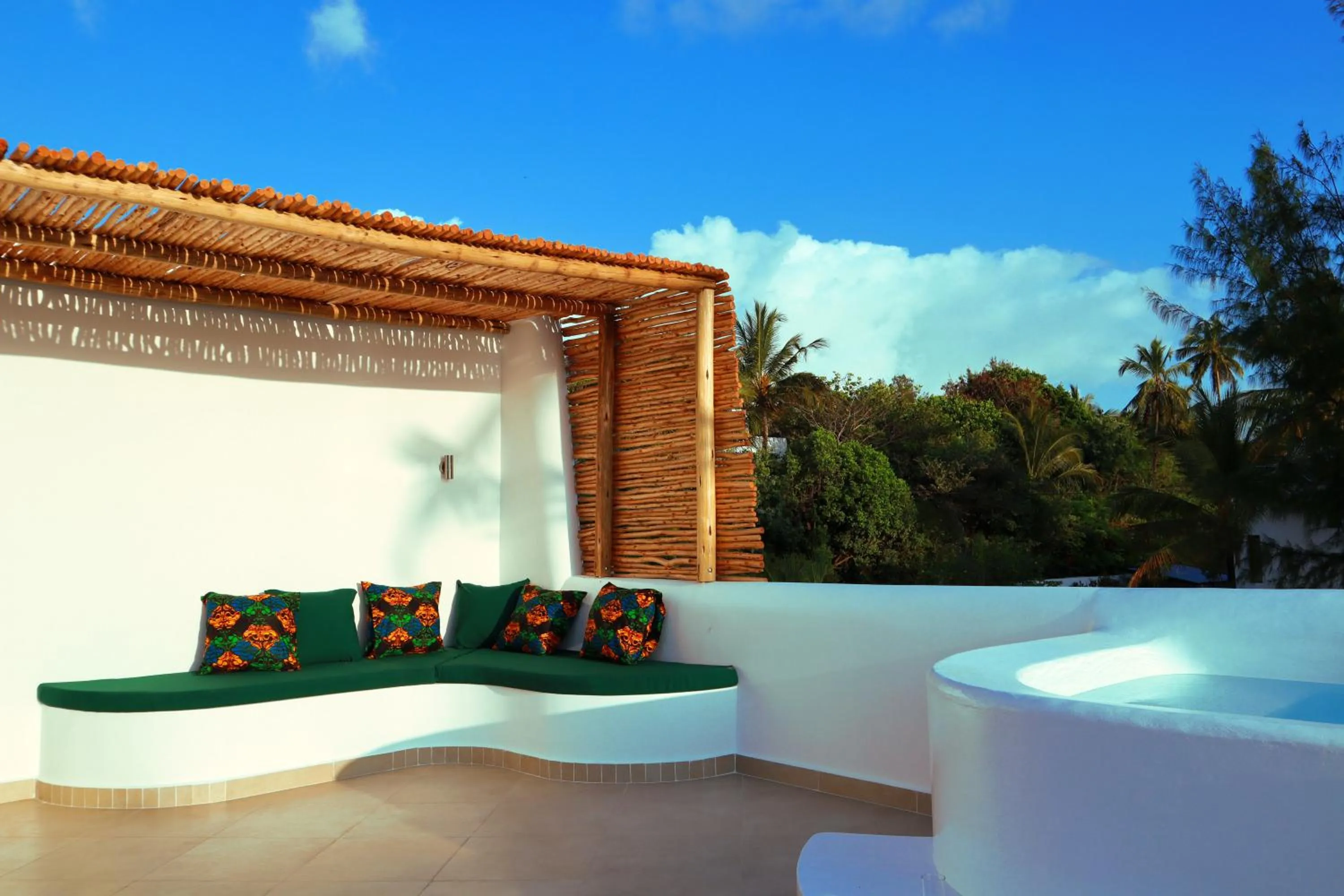 Patio in Kijani Beach Villas